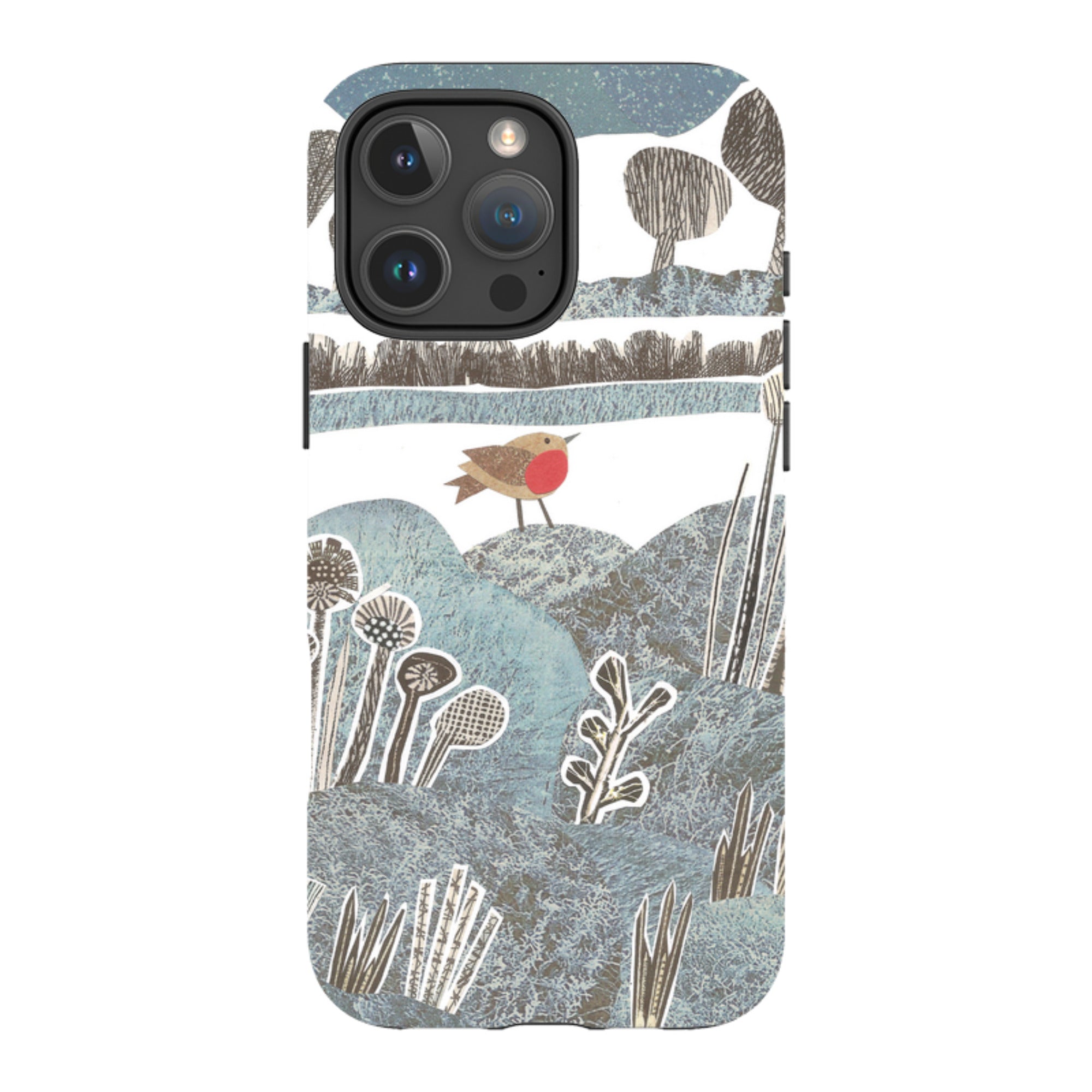 iPhone Tough Case - Frost Robin By Jane Robbins
