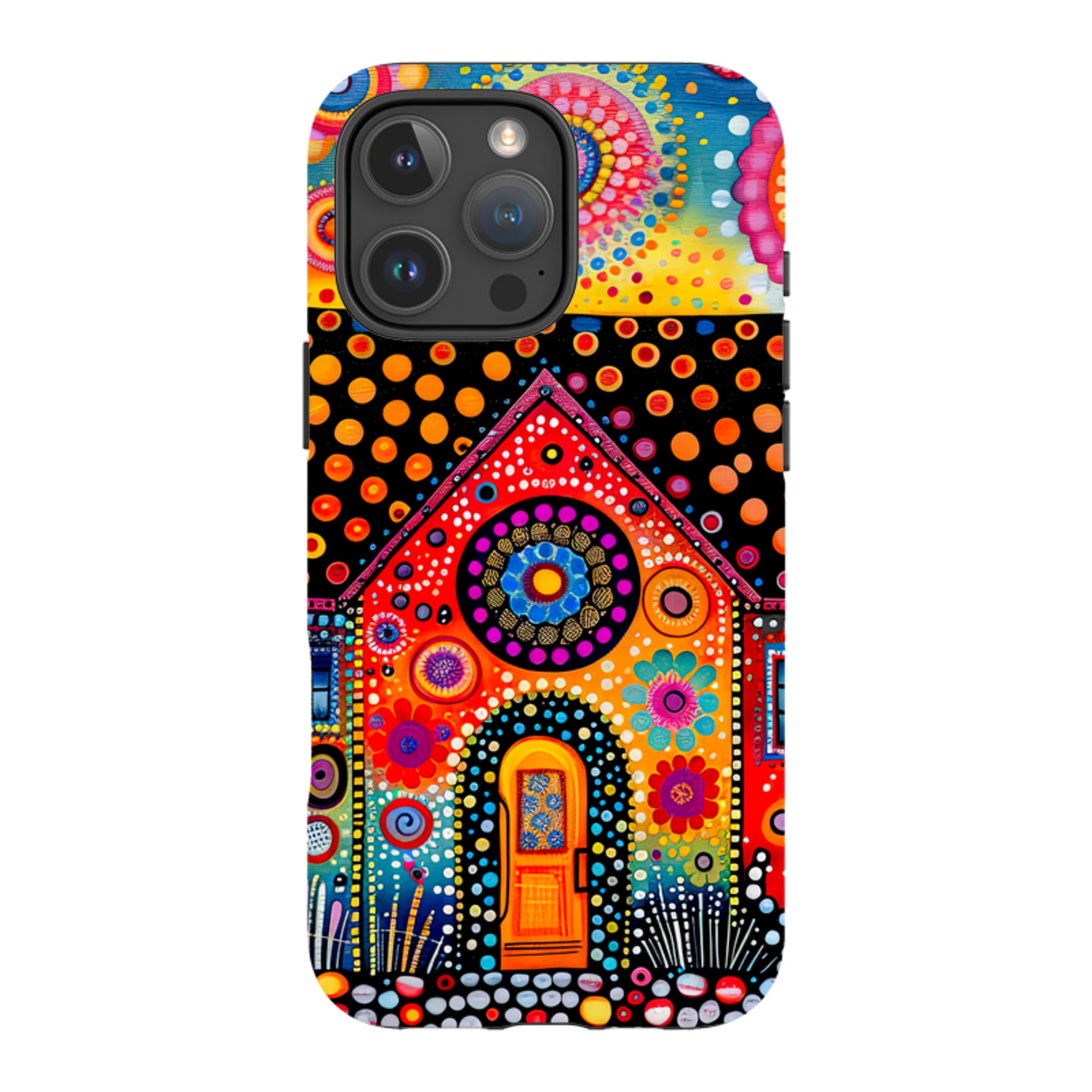 iPhone Case - Folk Art House IV