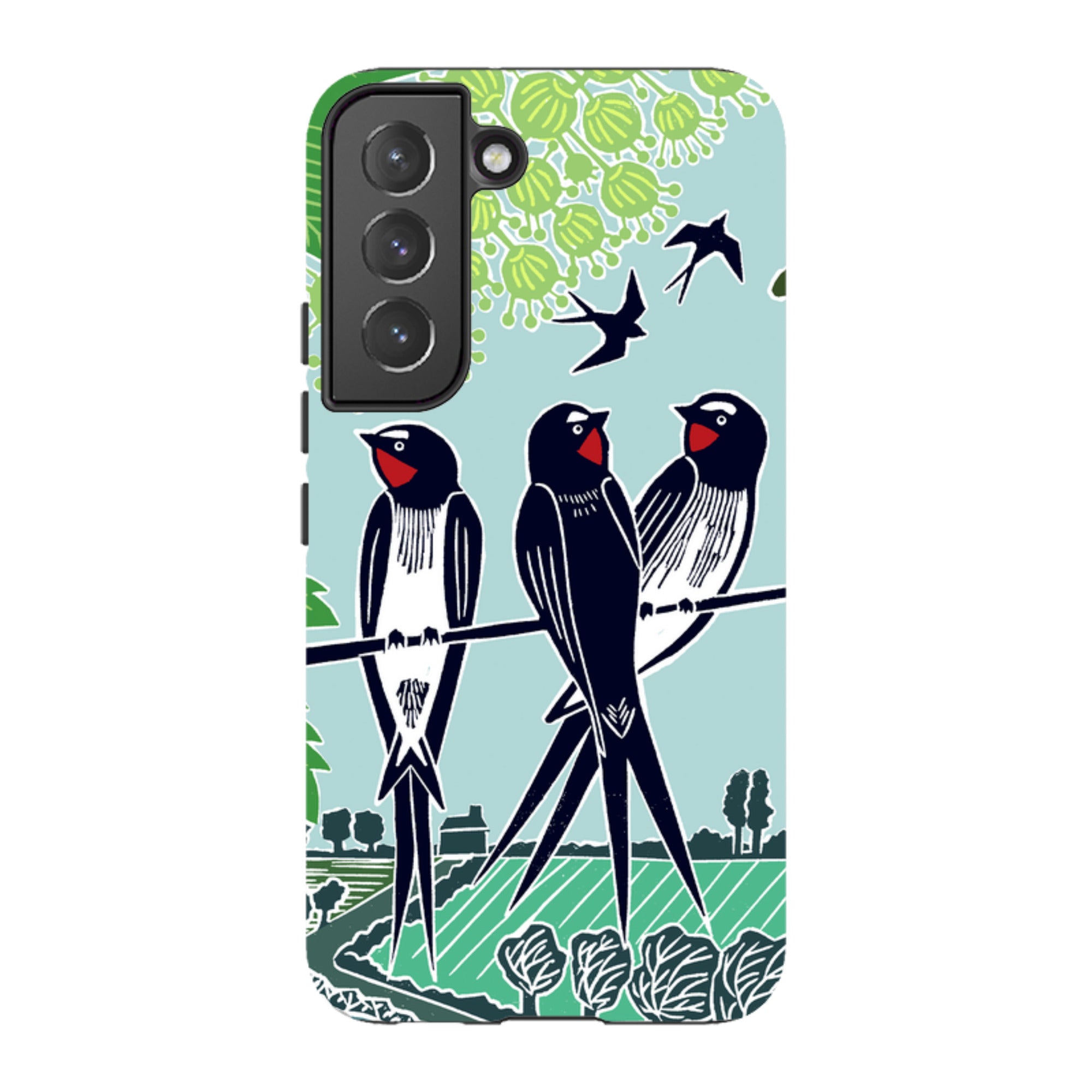 Samsung Tough Case - Swallows By Kate Heiss