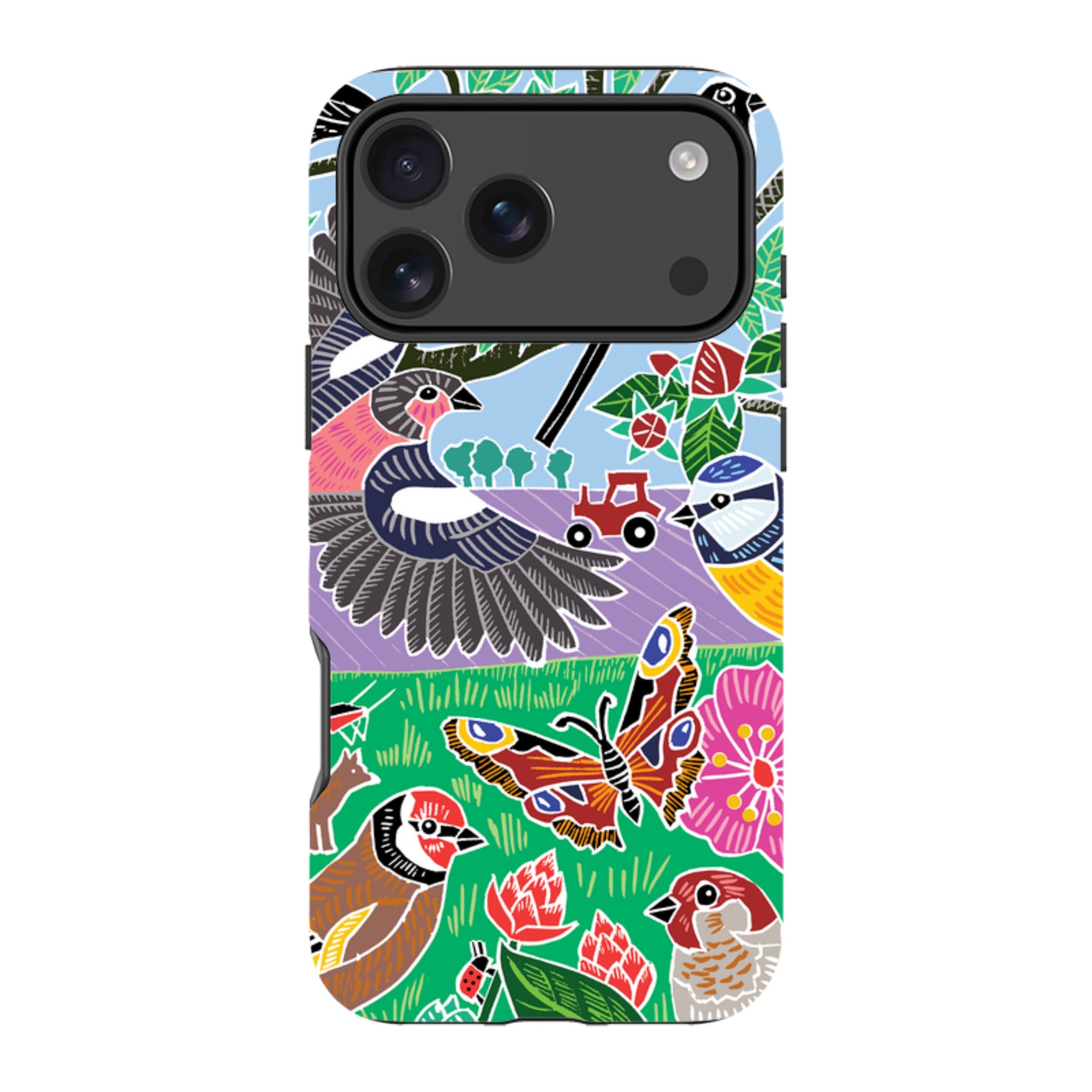 iPhone Tough Case - Garden Bird Jigsaw B By Kate Heiss