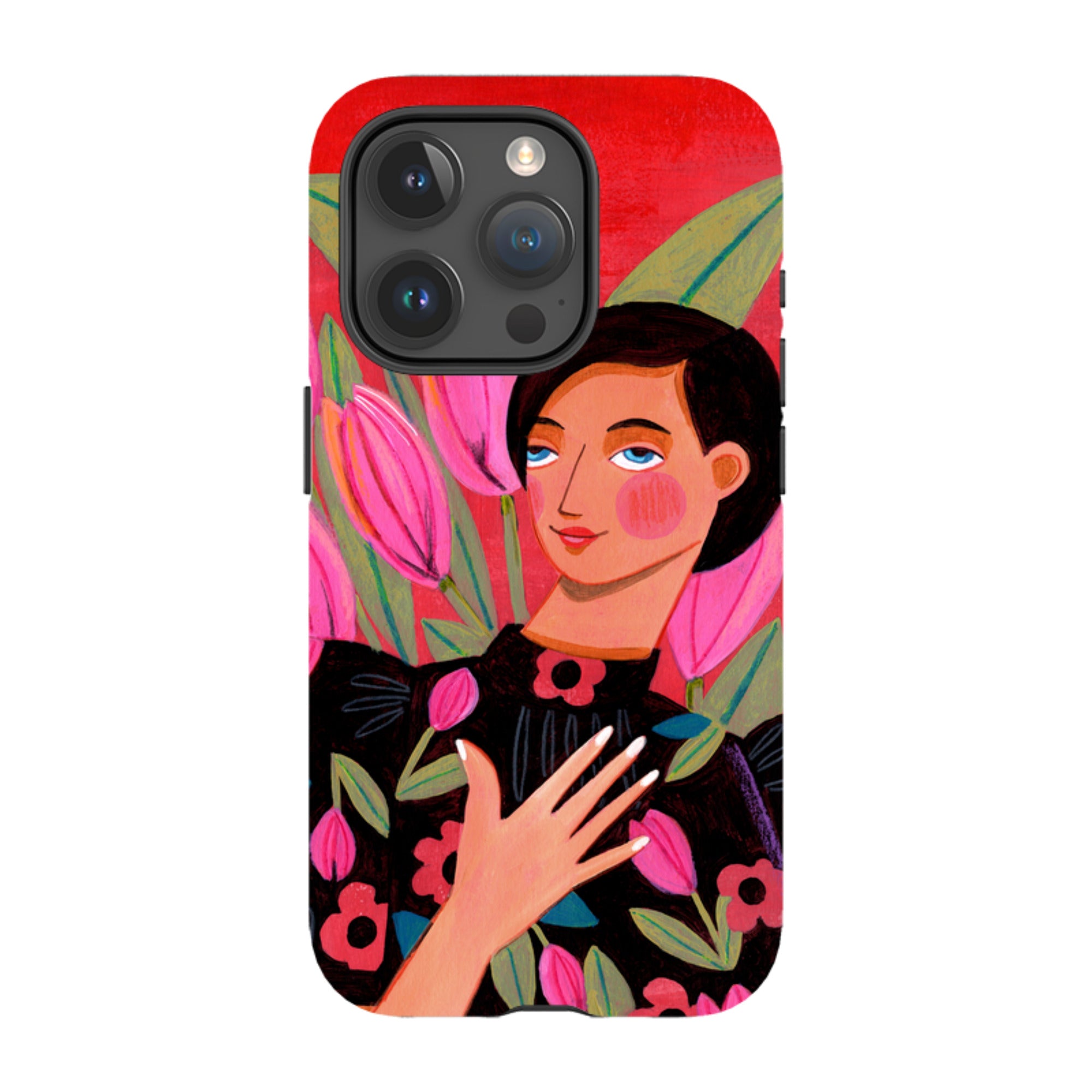 iPhone MagSafe Tough Case -  Tulip Woman By Caroline Bonne Muller