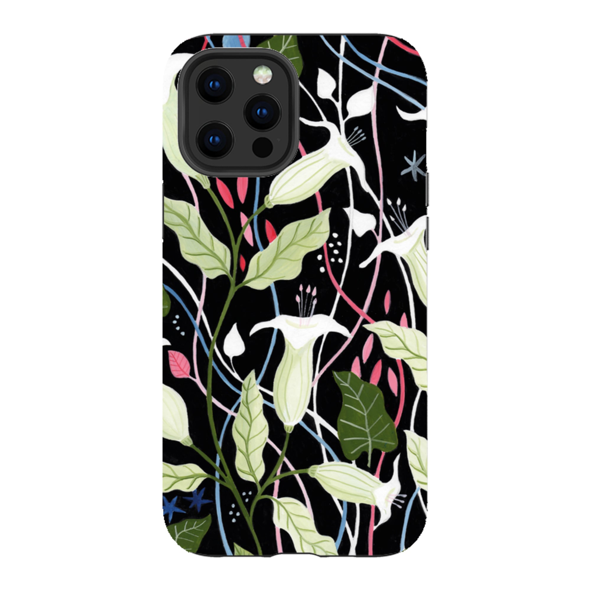 iPhone Tough Case - Trumpet Flowers By Bex Parkin