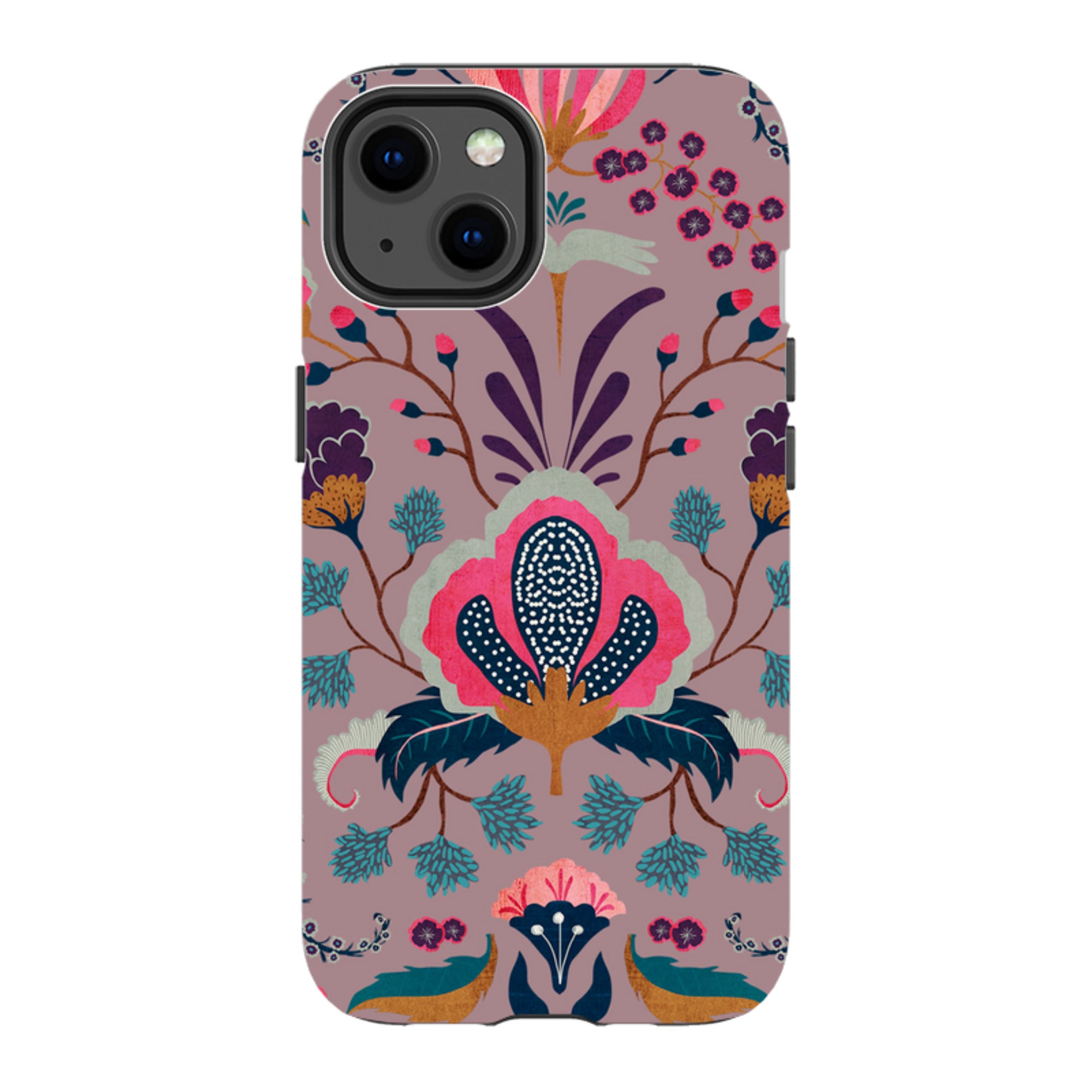 iPhone MagSafe Tough Case - Folk Floral III By Katherine Quinn