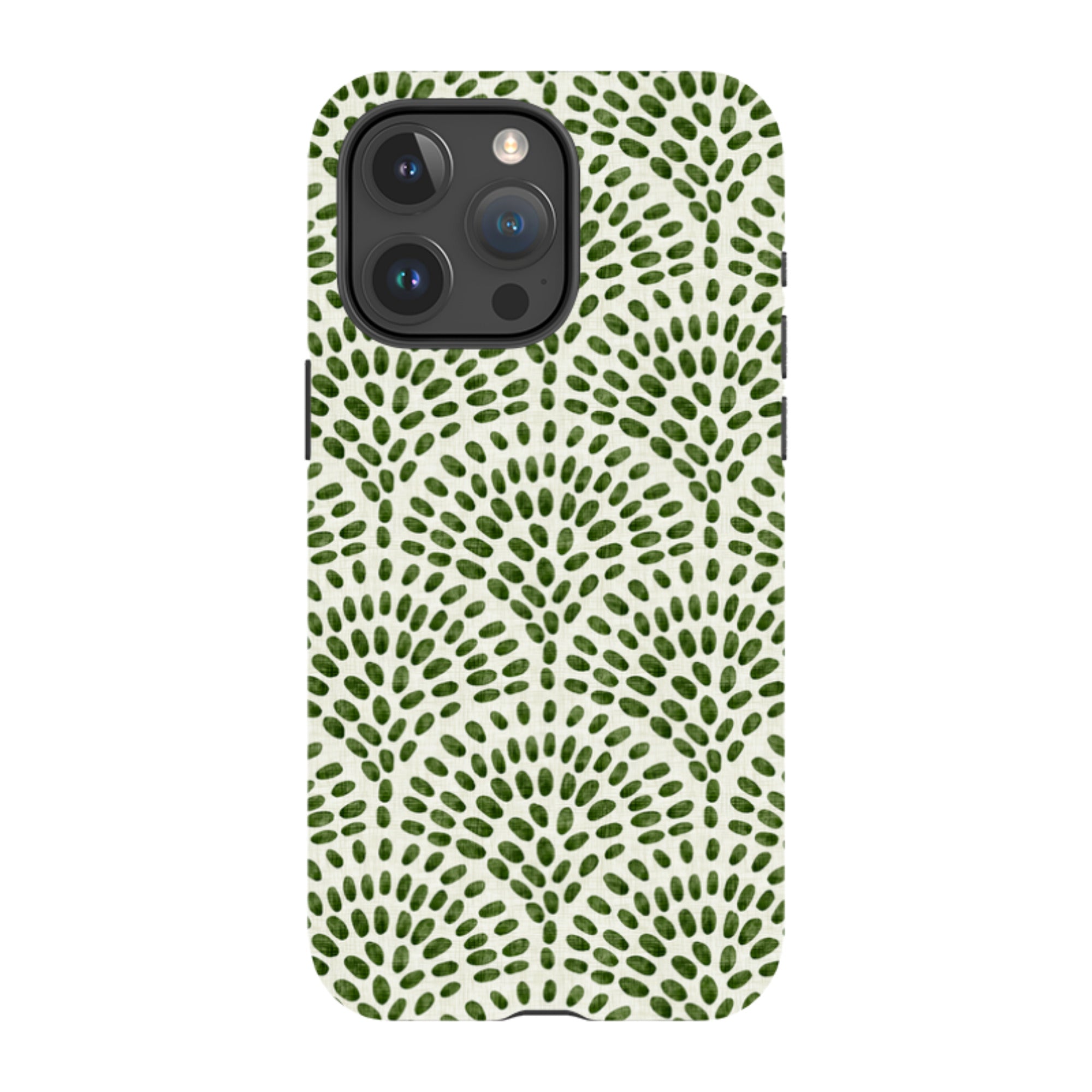 iPhone Tough Case - Scallop - Green By Katherine Quinn
