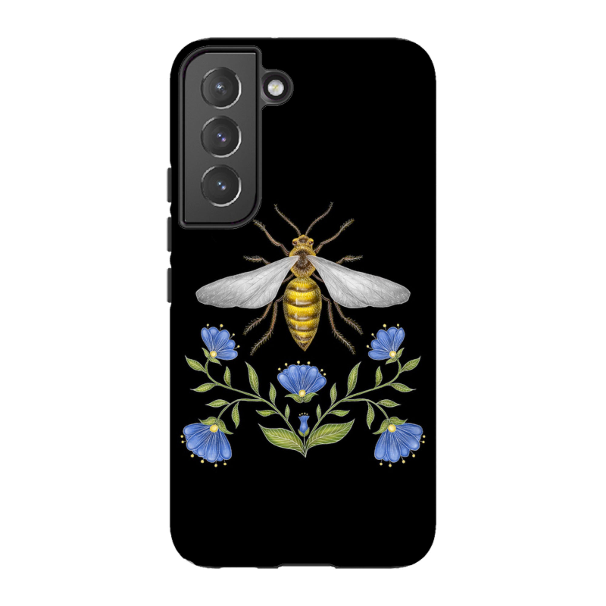 Samsung Tough Case - Wings Of Freedom Black By Catherine Rowe
