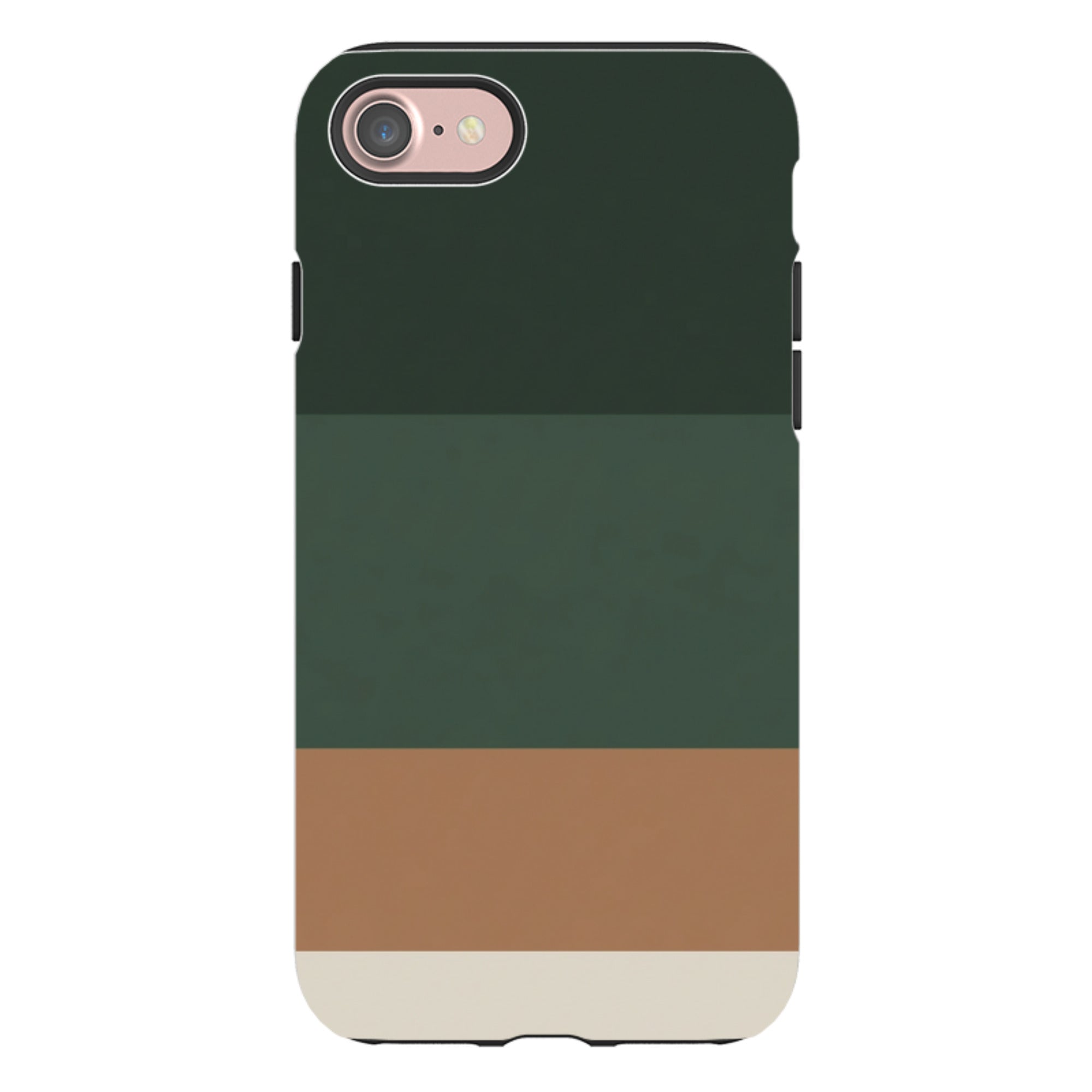 iPhone Tough Case - Terracotta and Green Gradient