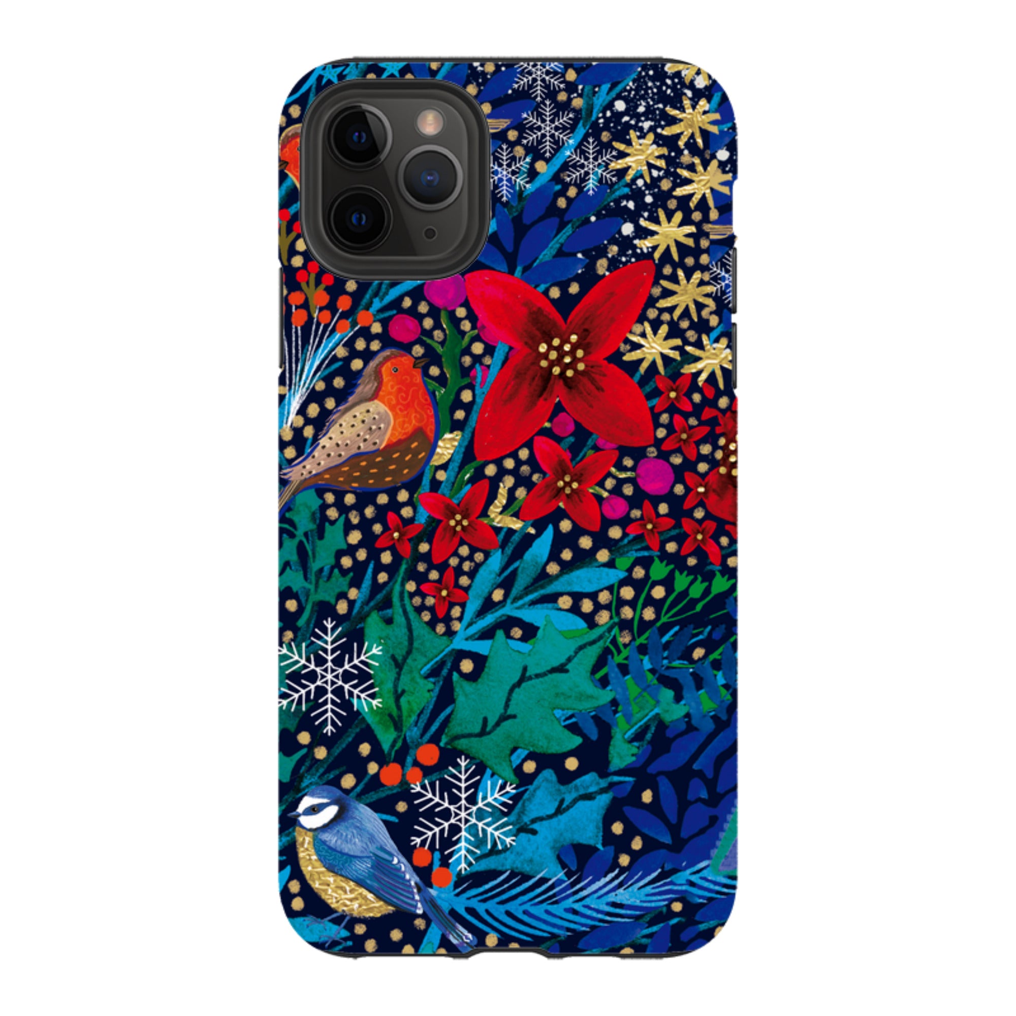 iPhone Tough Case - Xmas Robin II By Emma Frances Grant