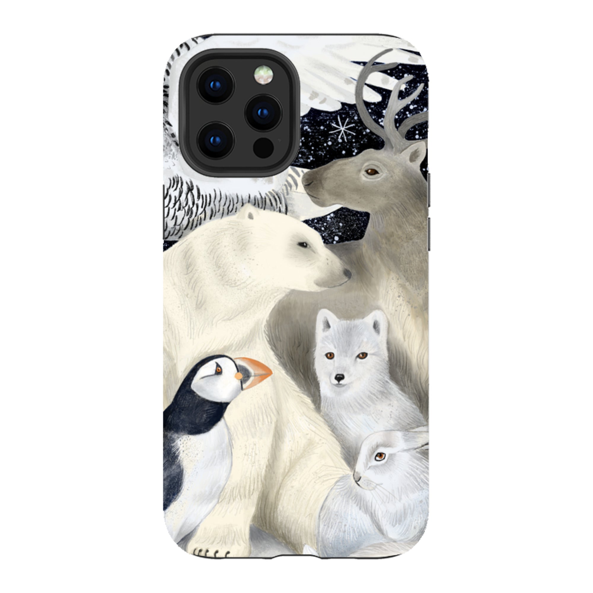 iPhone Tough Case - Creatures Of The North By Bex Parkin