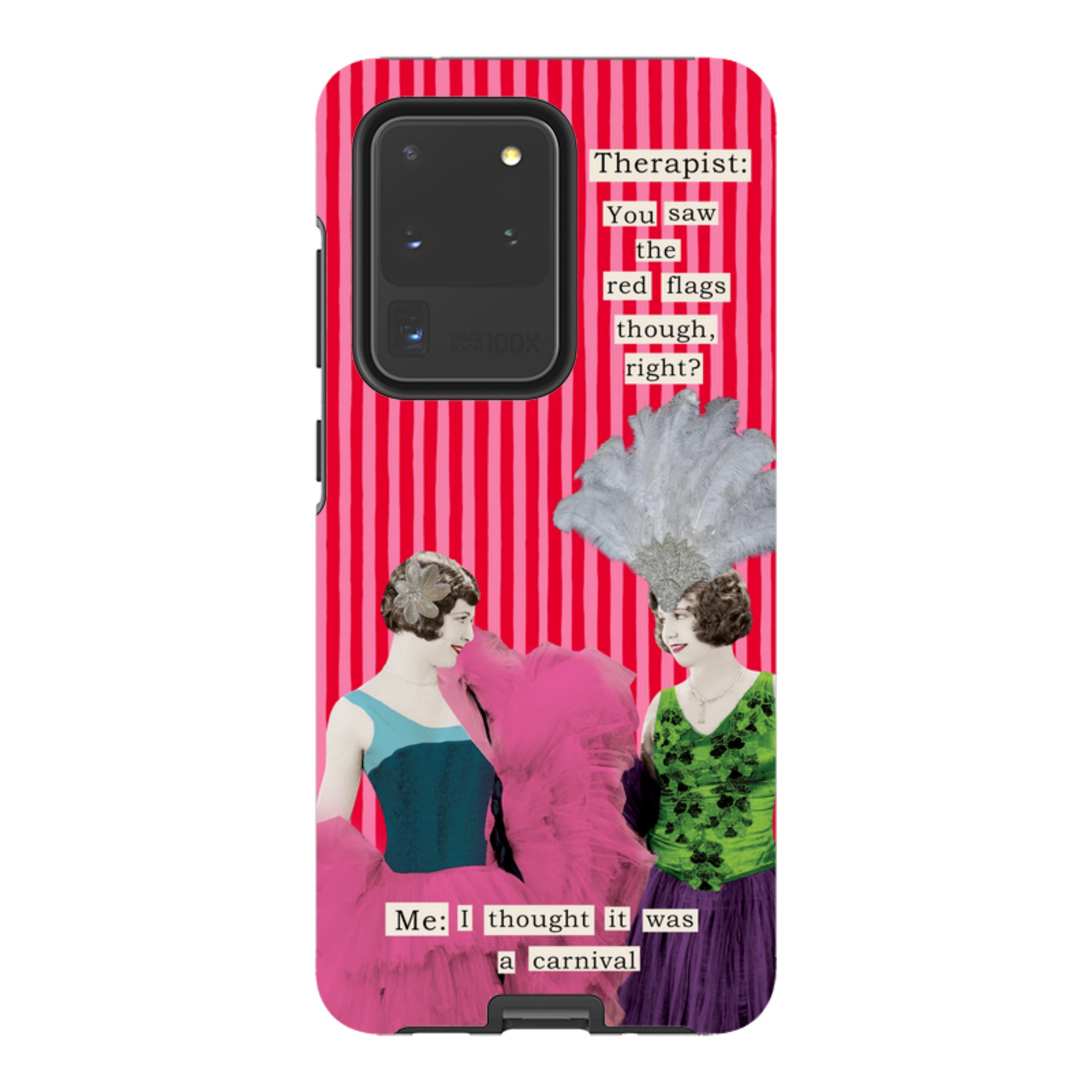 Samsung Tough Case - Therapist Red Flag By Clare Jordan
