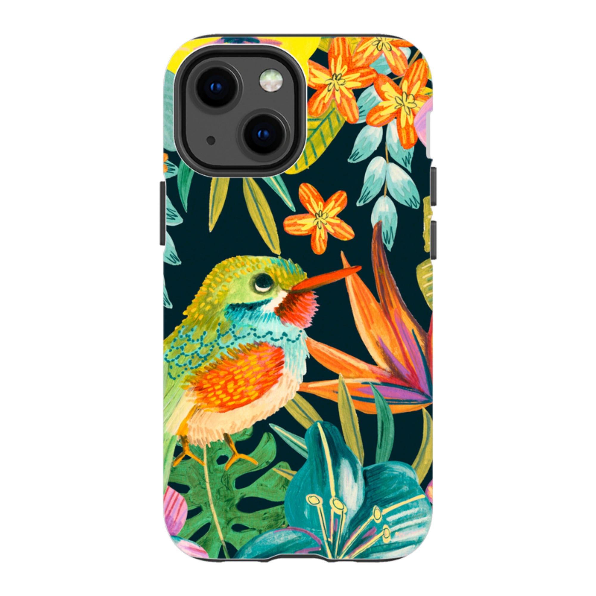 iPhone Tough Case - Tropical Bird By Caroline Bonne Muller
