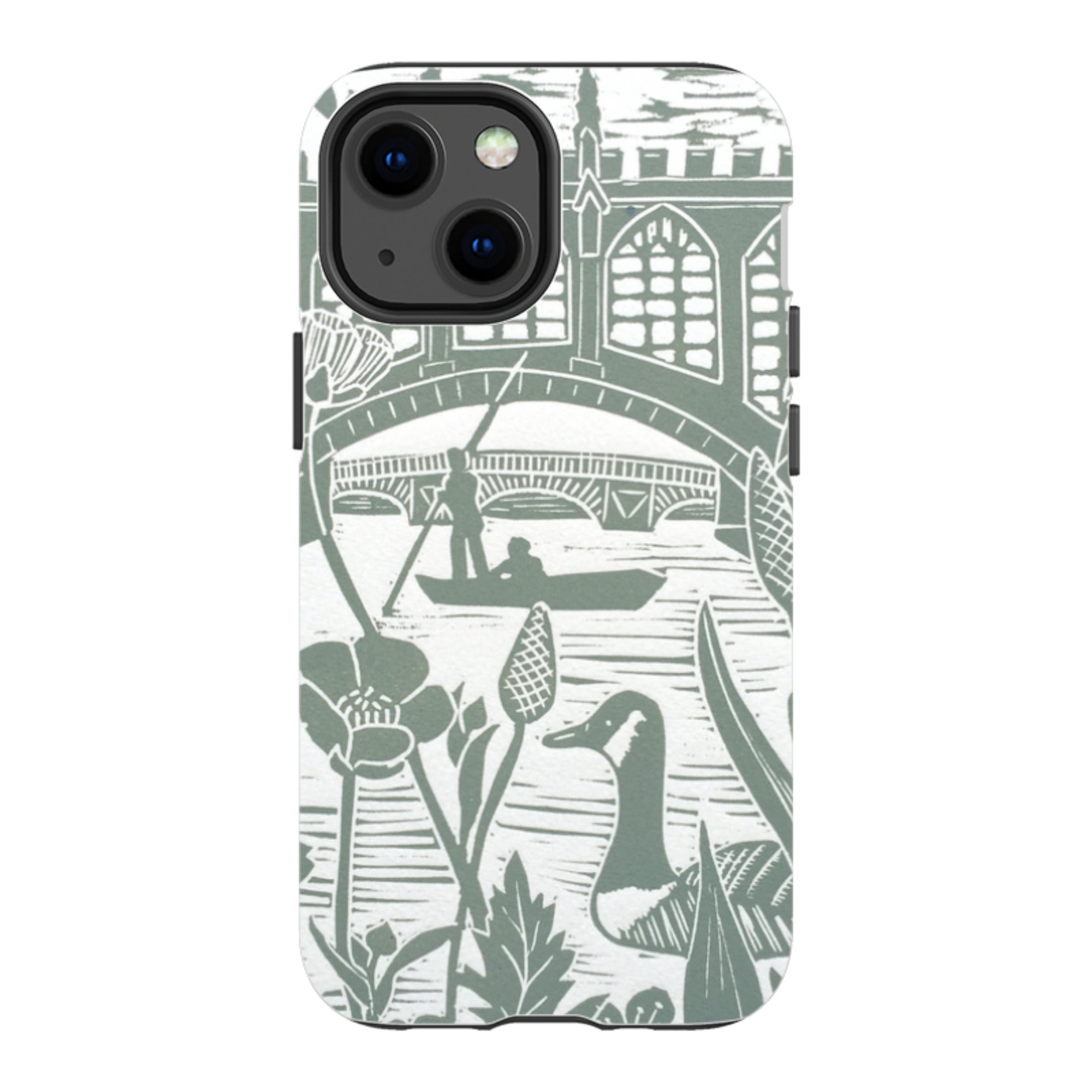 iPhone Tough Case - Punting At Cambridge By Kate Heiss