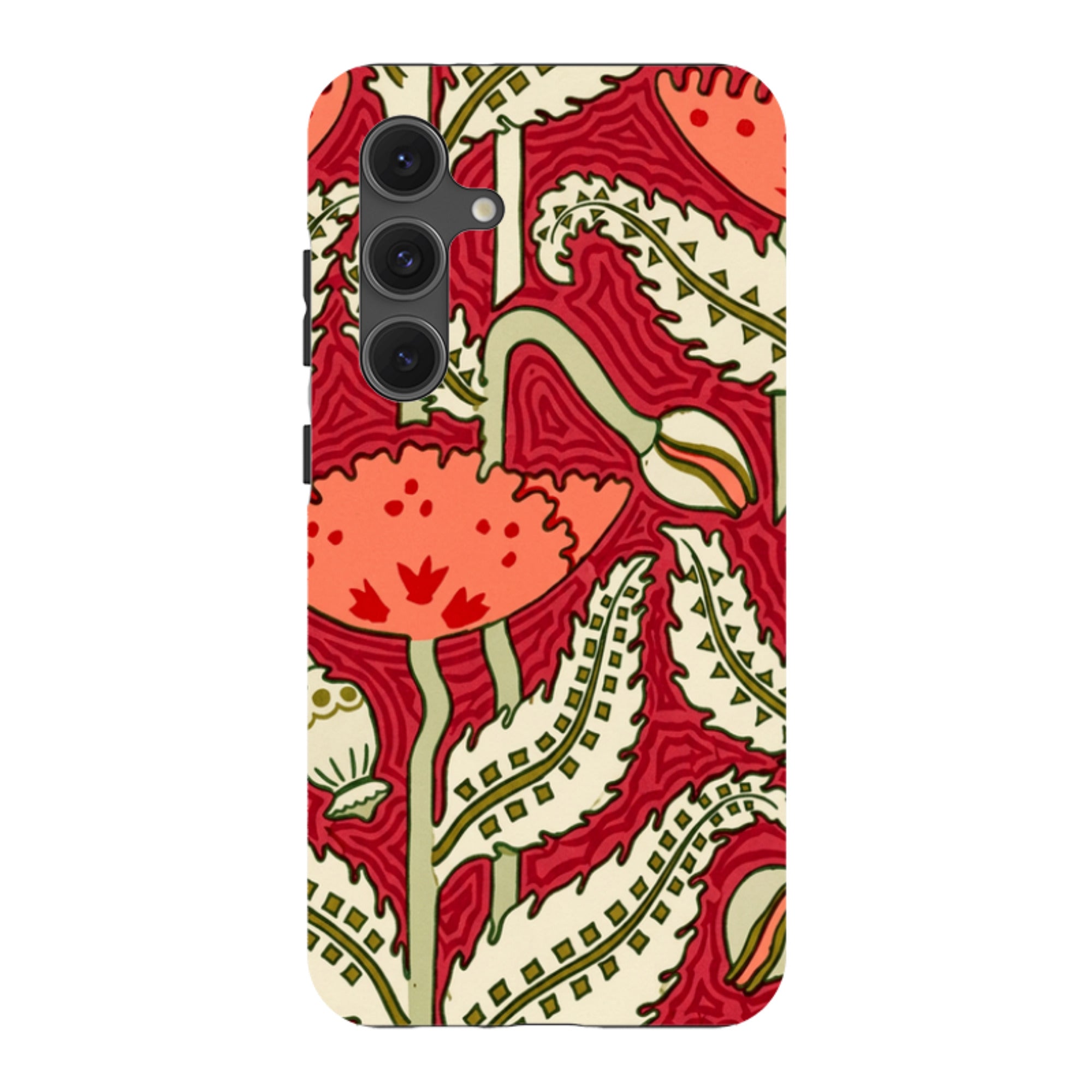 Samsung Tough Case - William Morris Red Floral