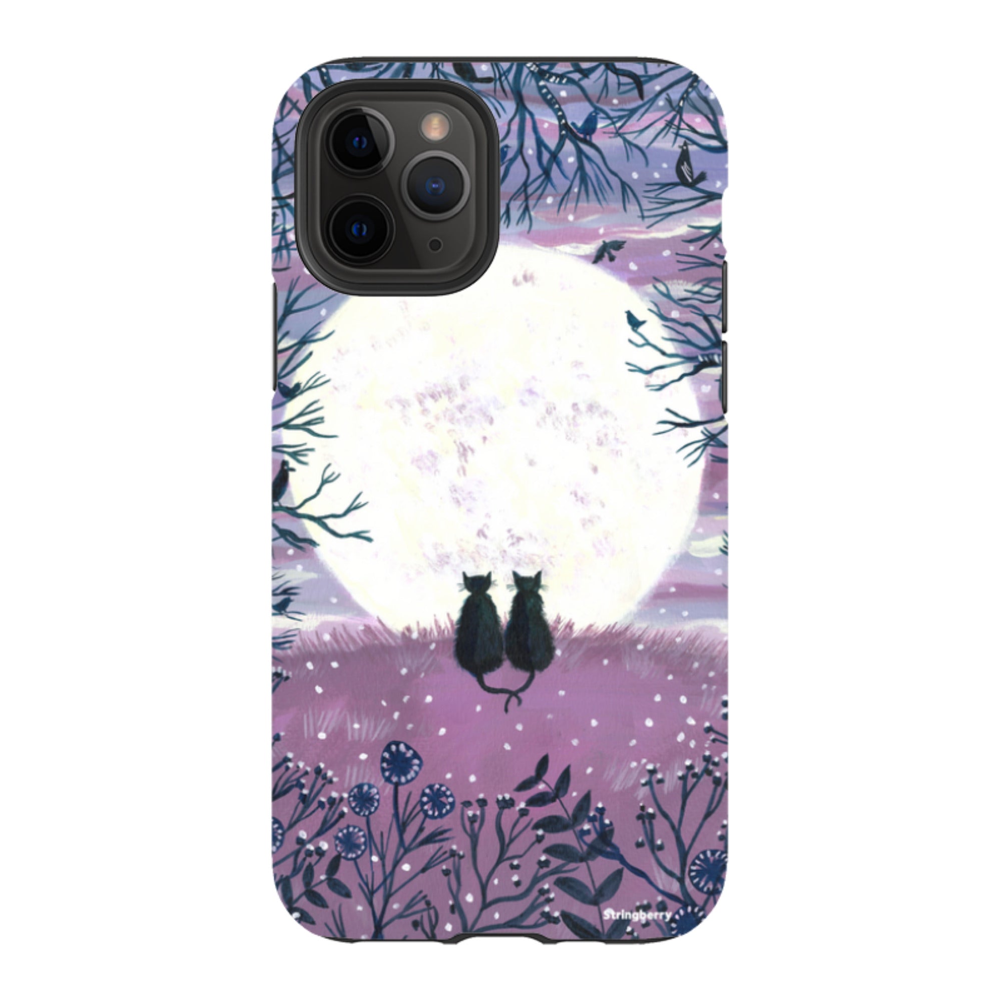 iPhone Tough Case - Winter Cats II By Mary Stubberfield