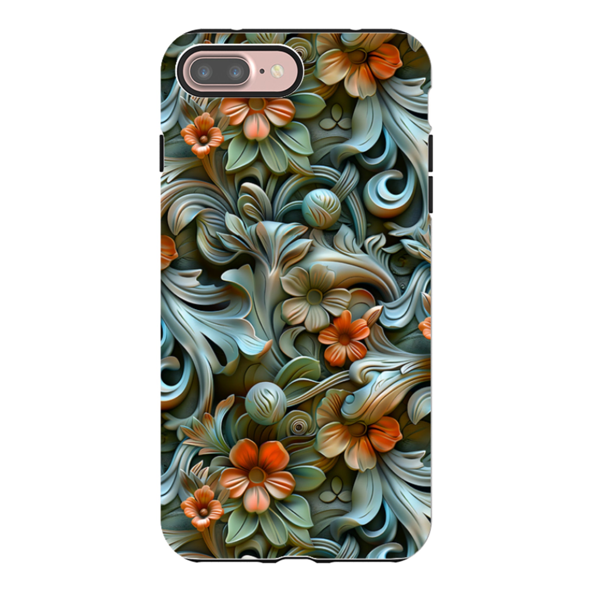 iPhone Tough Case -Clover Floral