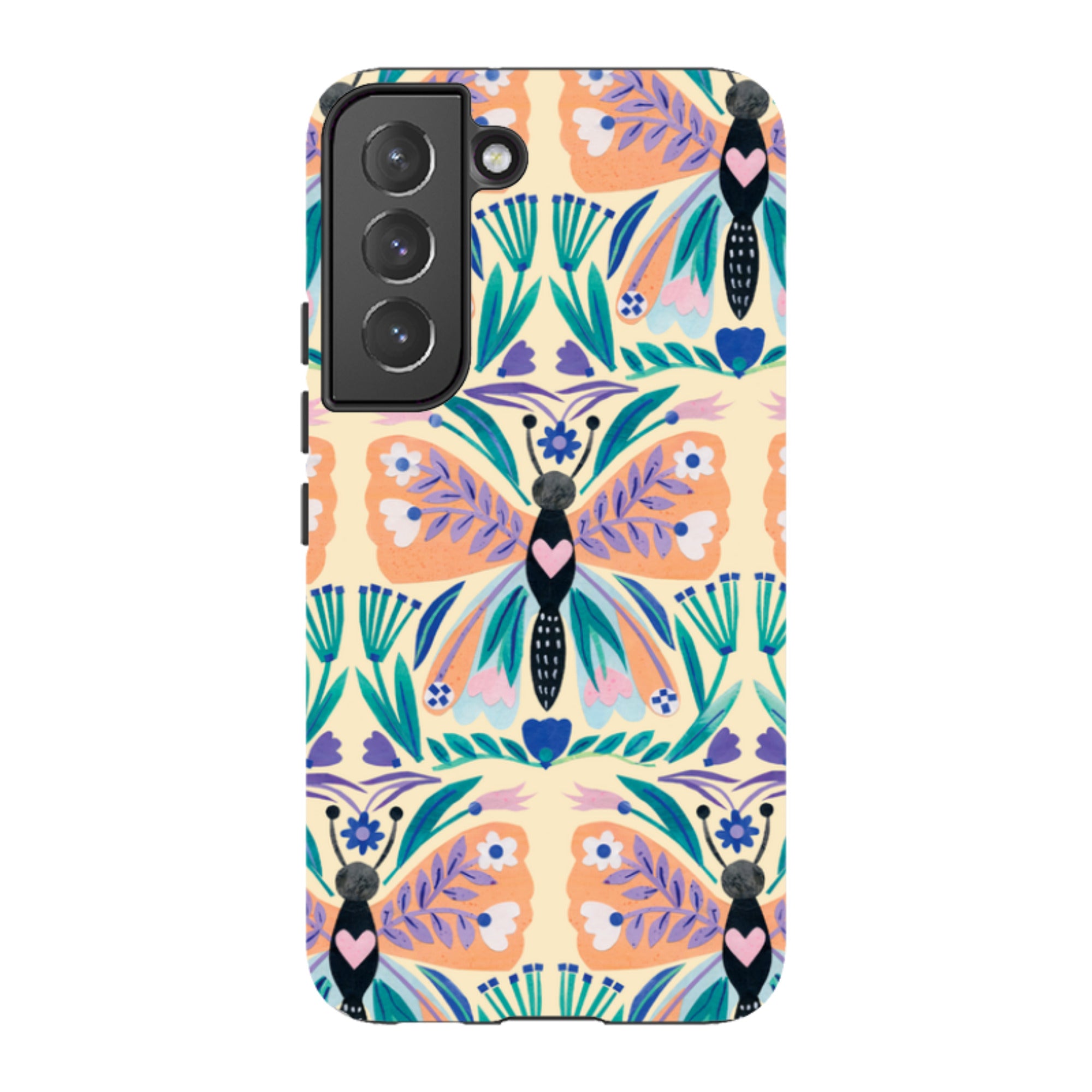 Samsung Tough Case - All Over Butterfly By Tracey English