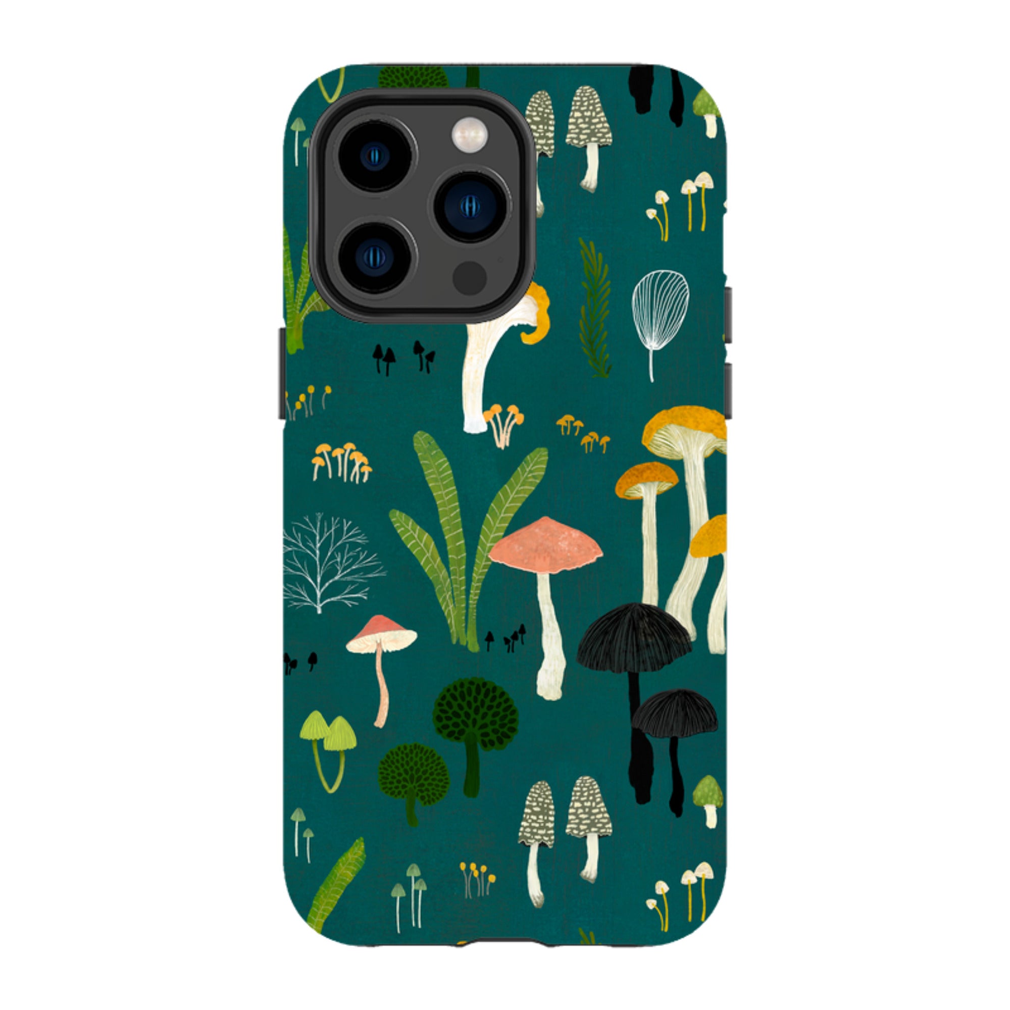 iPhone Tough Case - Mushroom Lake By Katherine Quinn