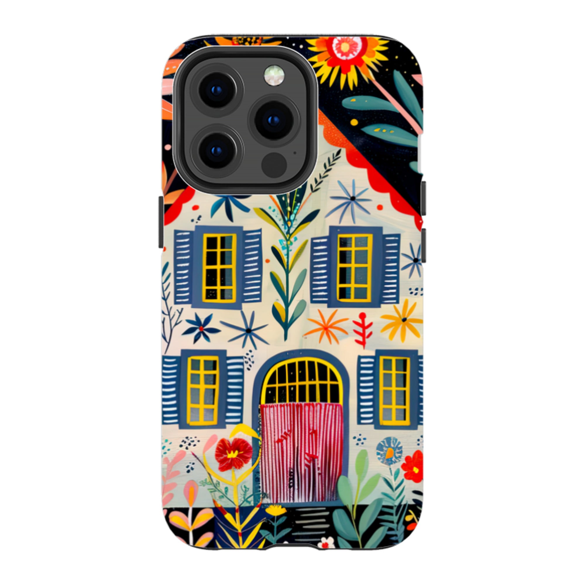 iPhone Case - Folk Art House X