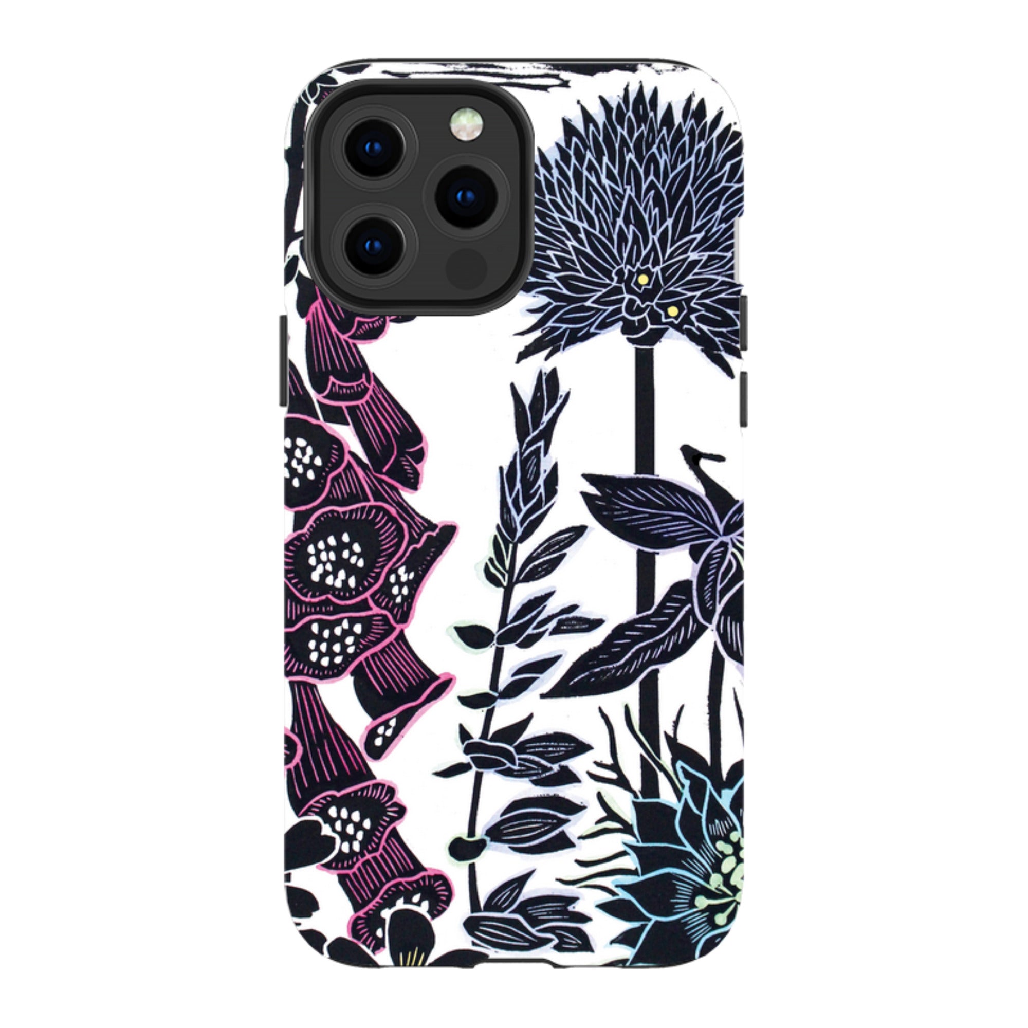 iPhone Tough Case - Foxgloves By Kate Heiss