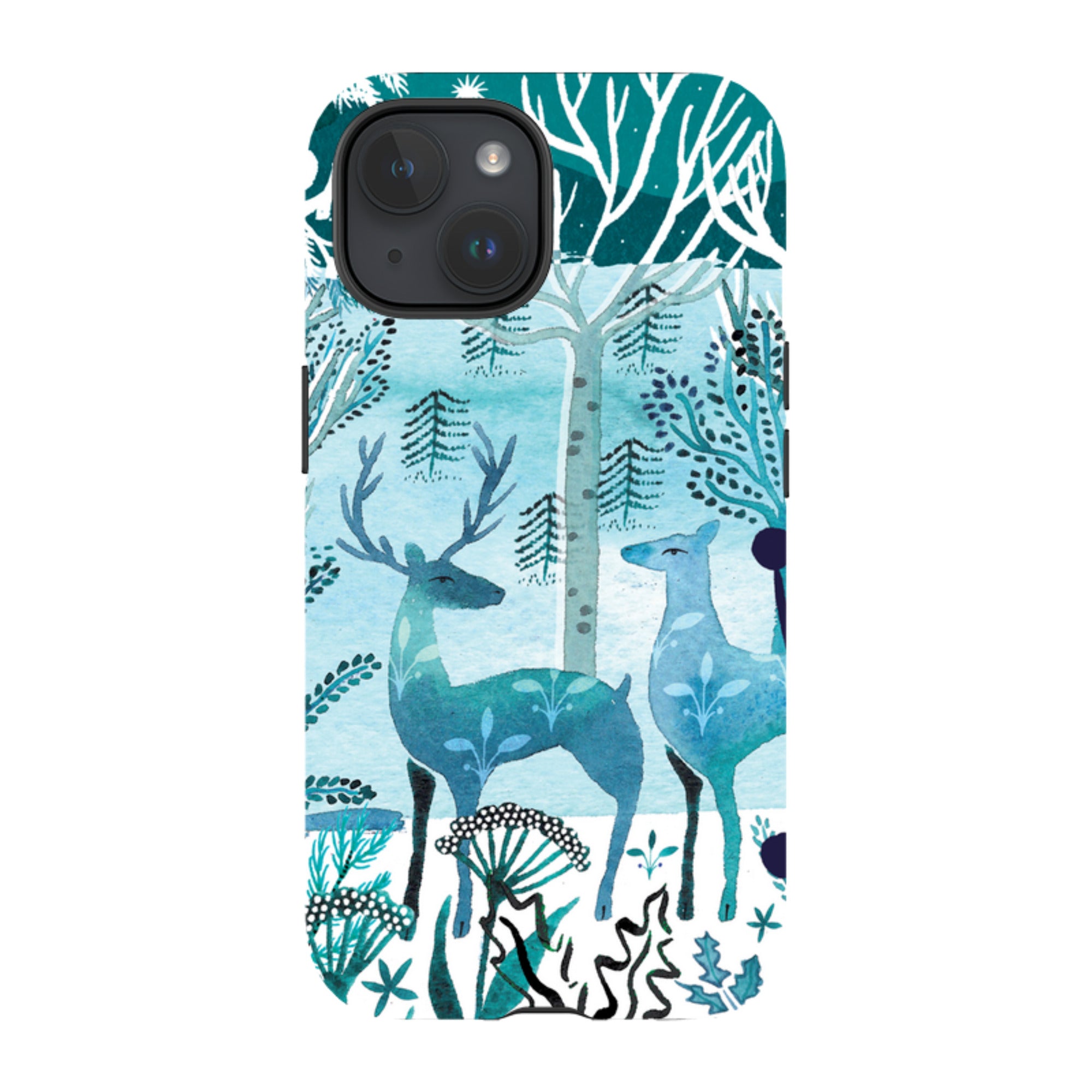 iPhone Tough Case - Frosted Branches By Emma Frances Grant