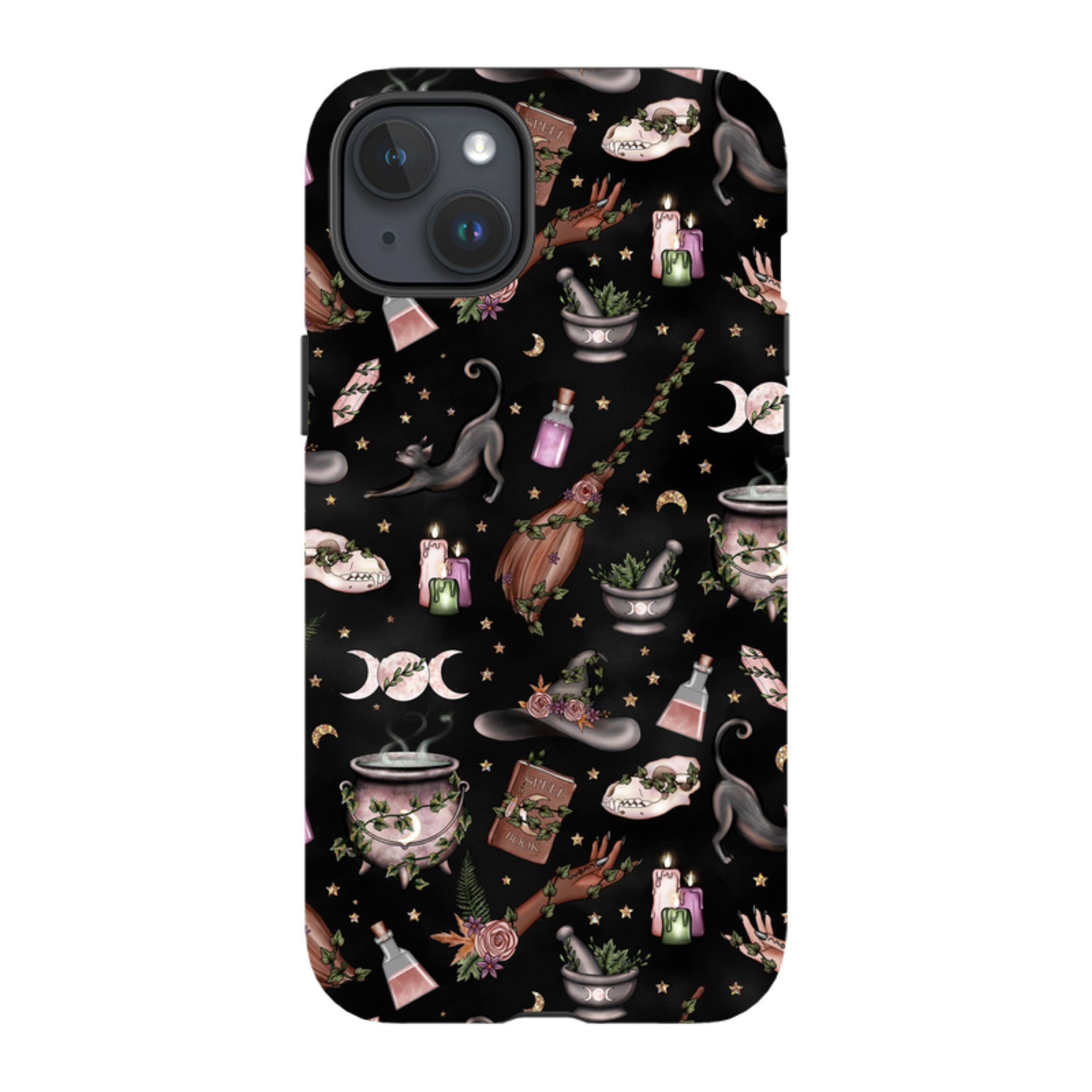 iPhone MagSafe Tough Case - Woodland Witch Black