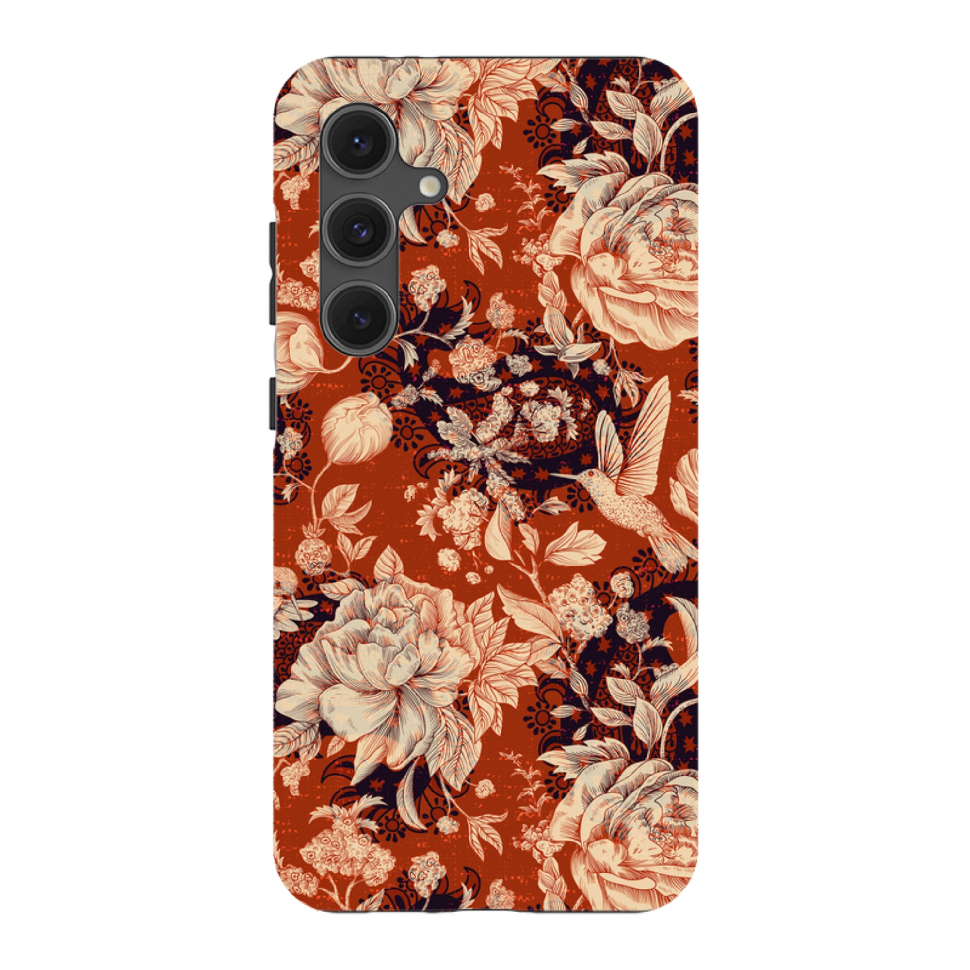 Samsung Tough Case - Brown Peonies