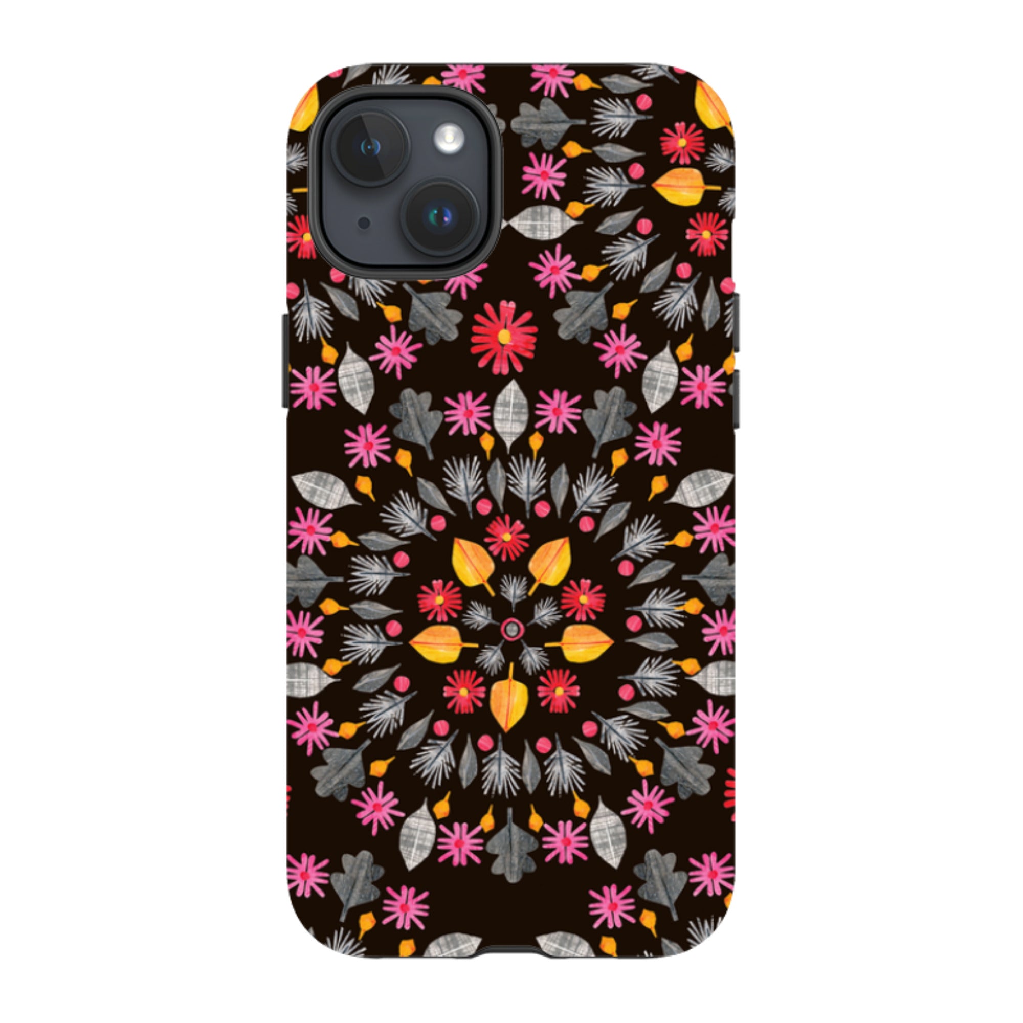 iPhone MagSafe Tough Case - Autumn Mandala By Tracey English