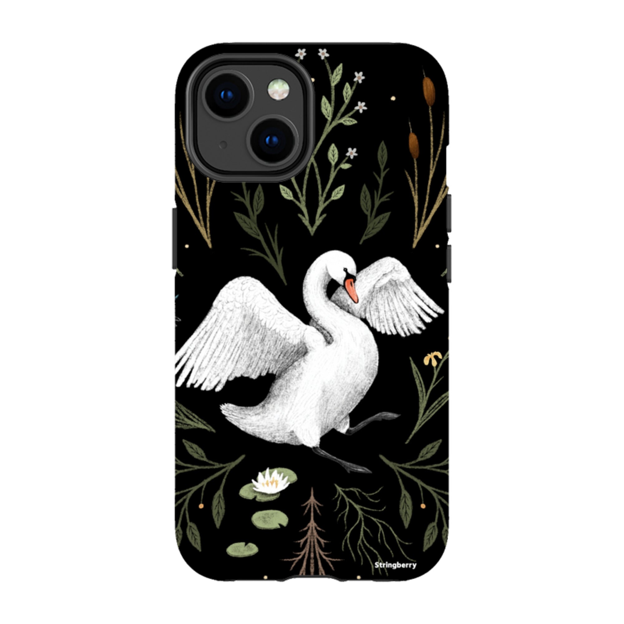 iPhone MagSafe Tough Case -  Swan By Anna Stead