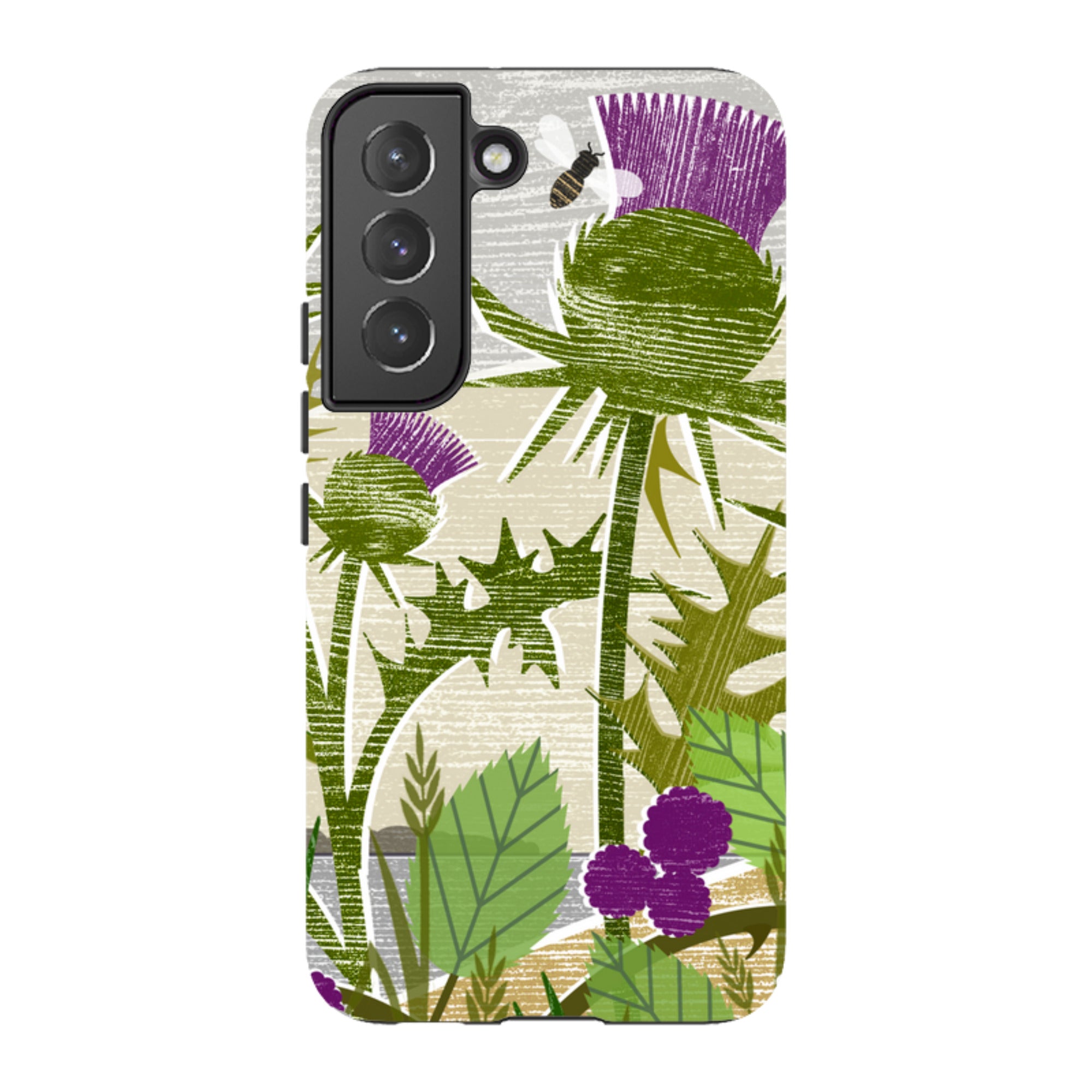 Samsung Tough Case - Purple Thistle By Liane Payne