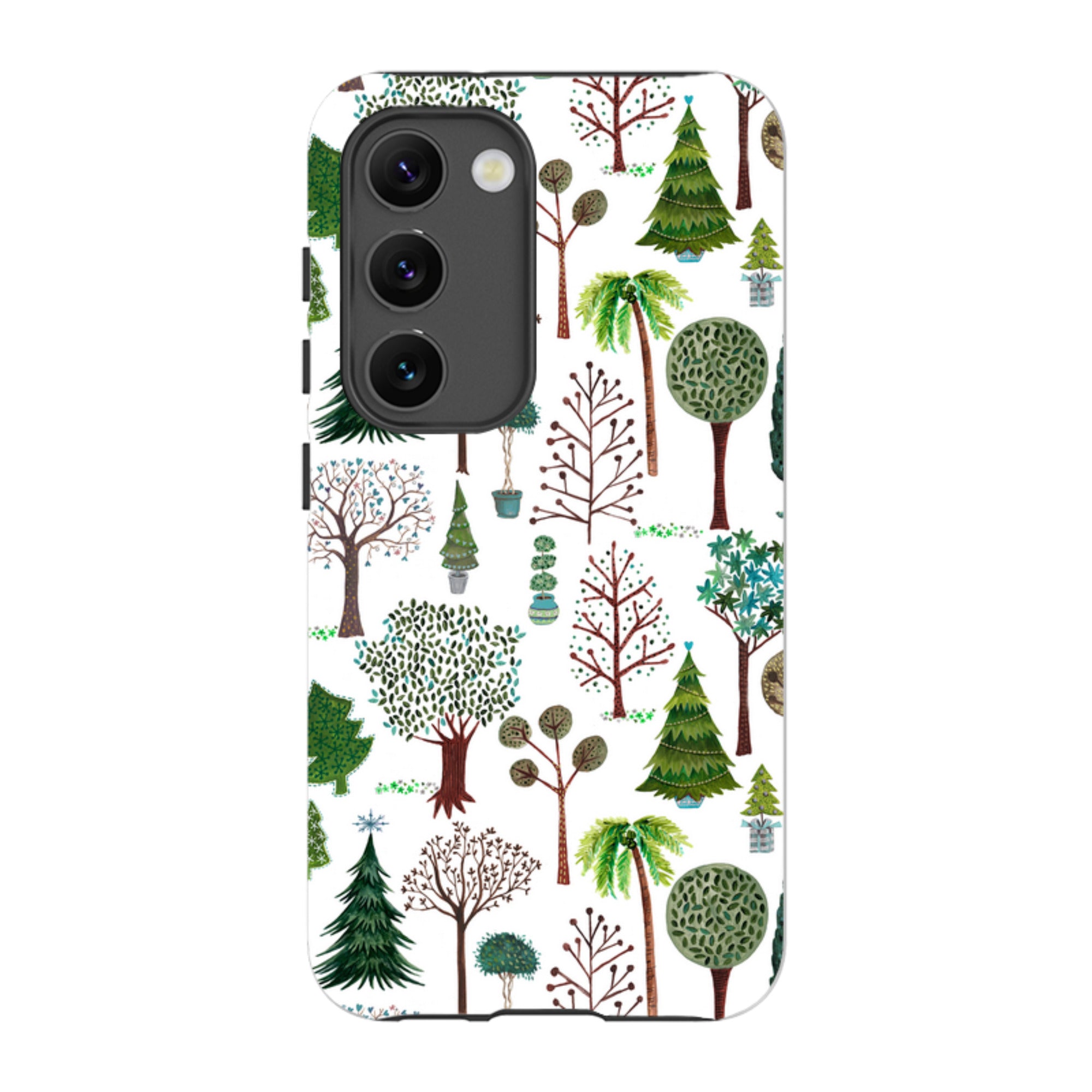 Samsung Tough Case - Xmas Trees By Caroline Bonne Muller
