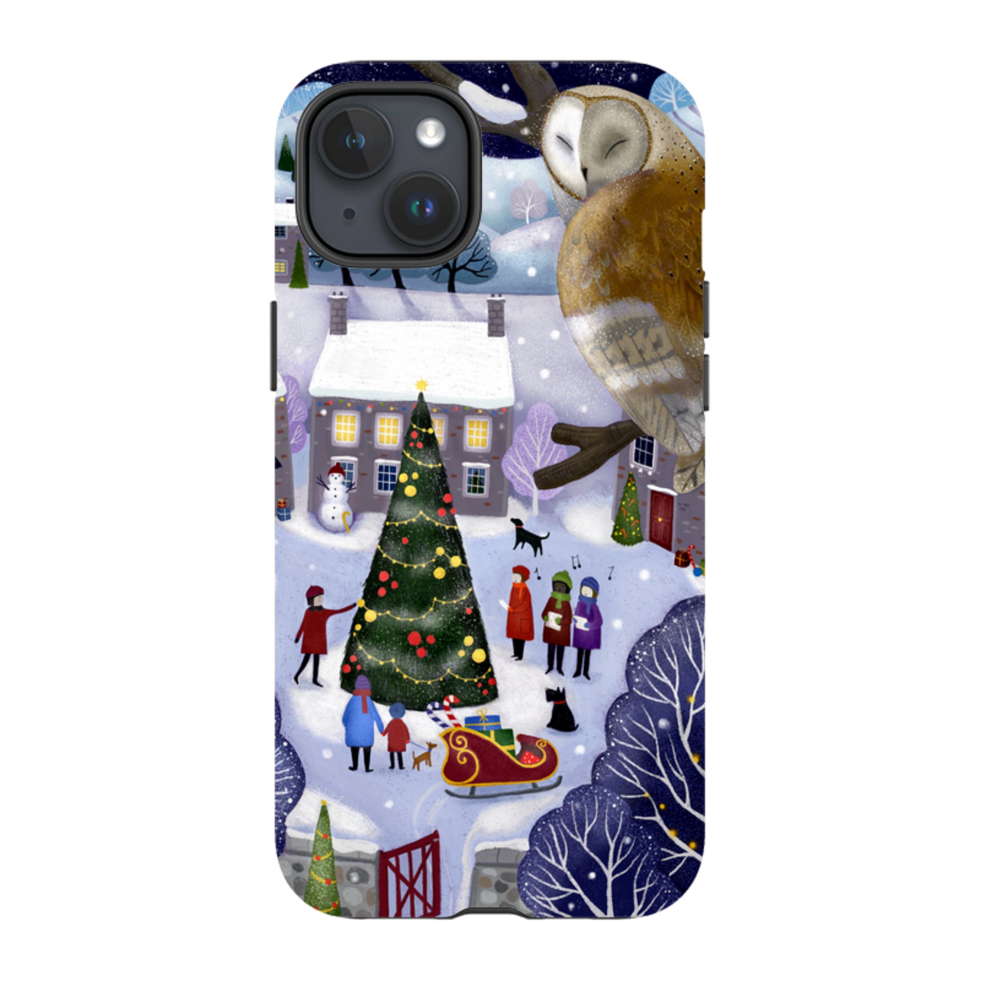 iPhone MagSafe Tough Case -  Advent Owl By Bex Parkin