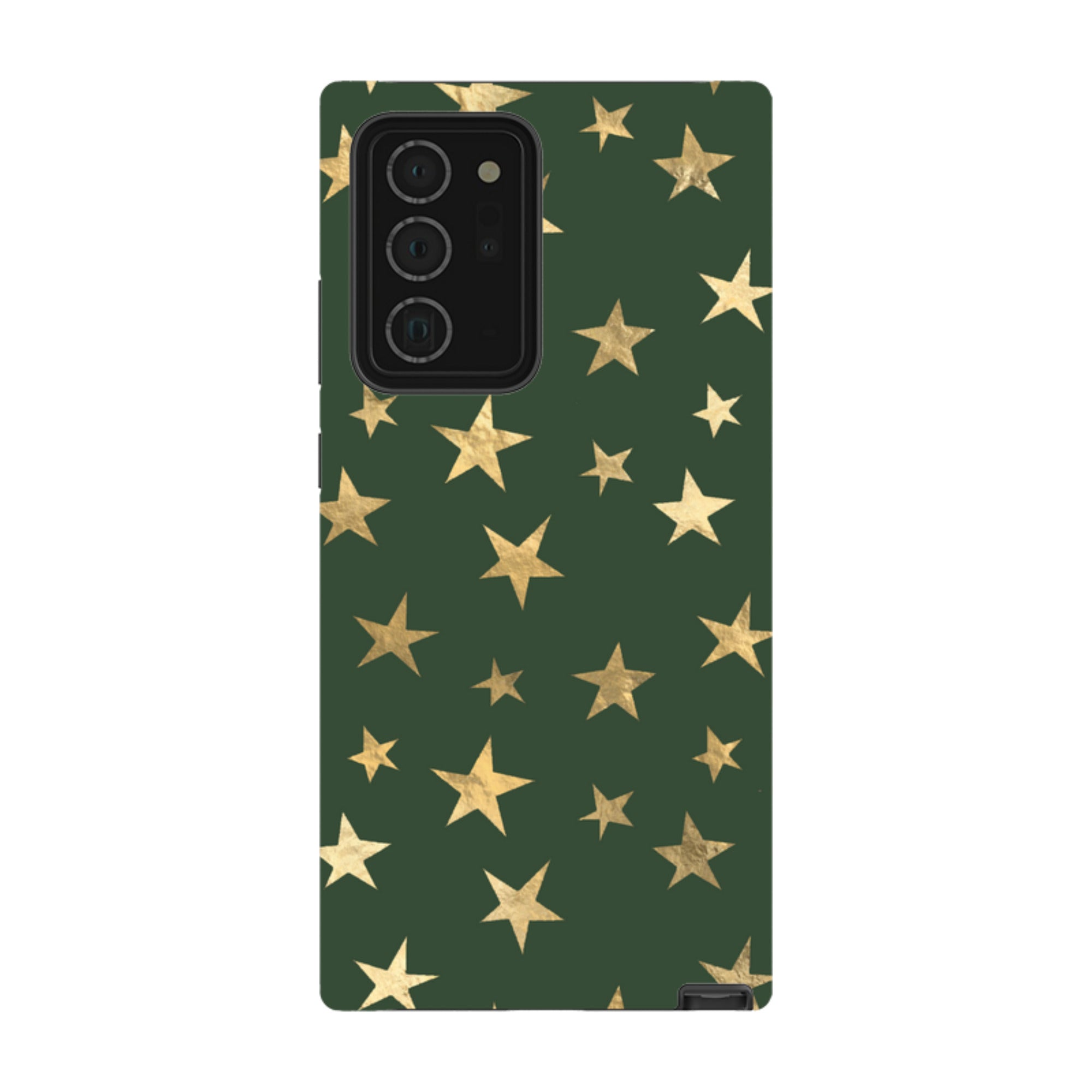 Samsung Tough Case - Green and Gold Stars