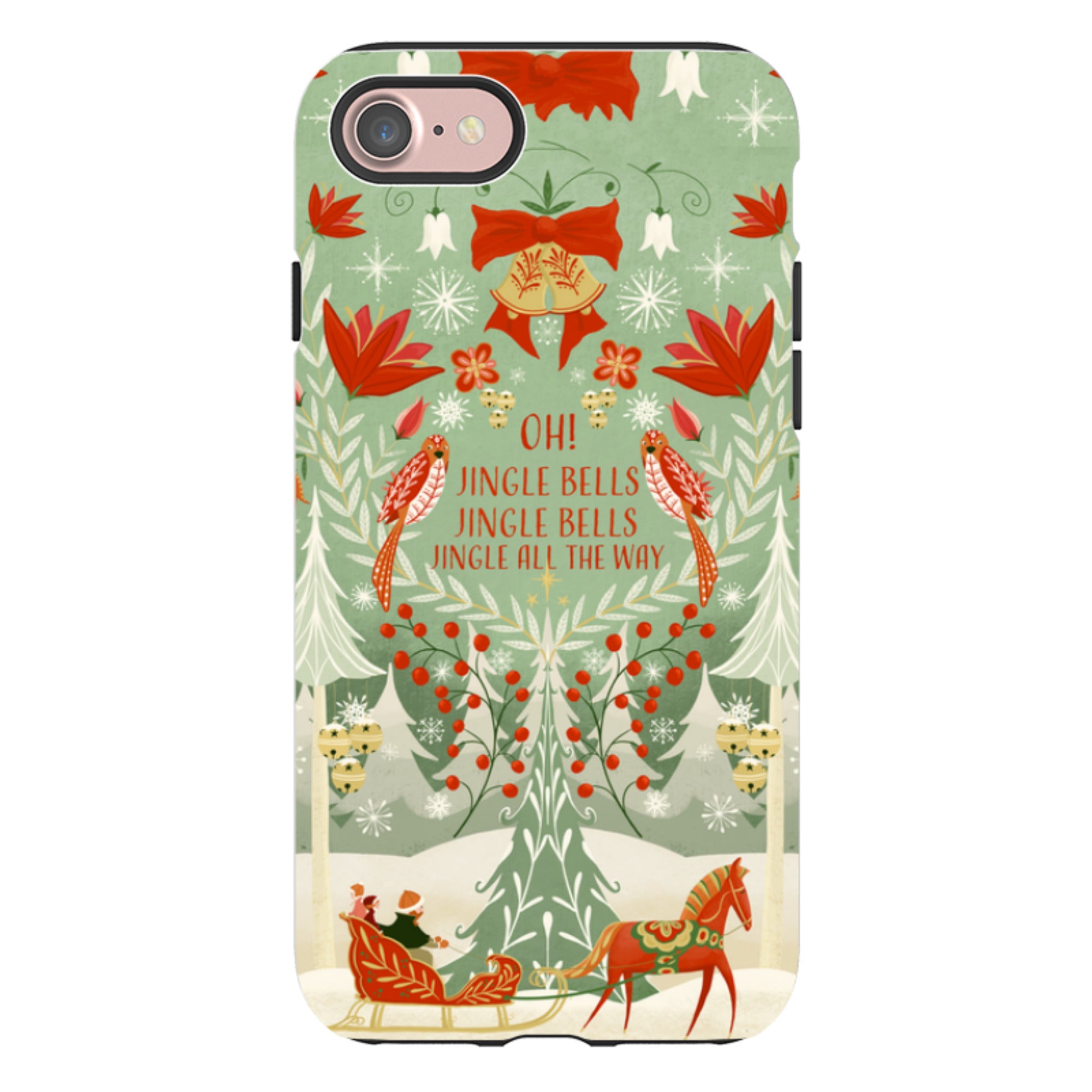 iPhone Tough Case - Jingle Bells By Maja Lindberg