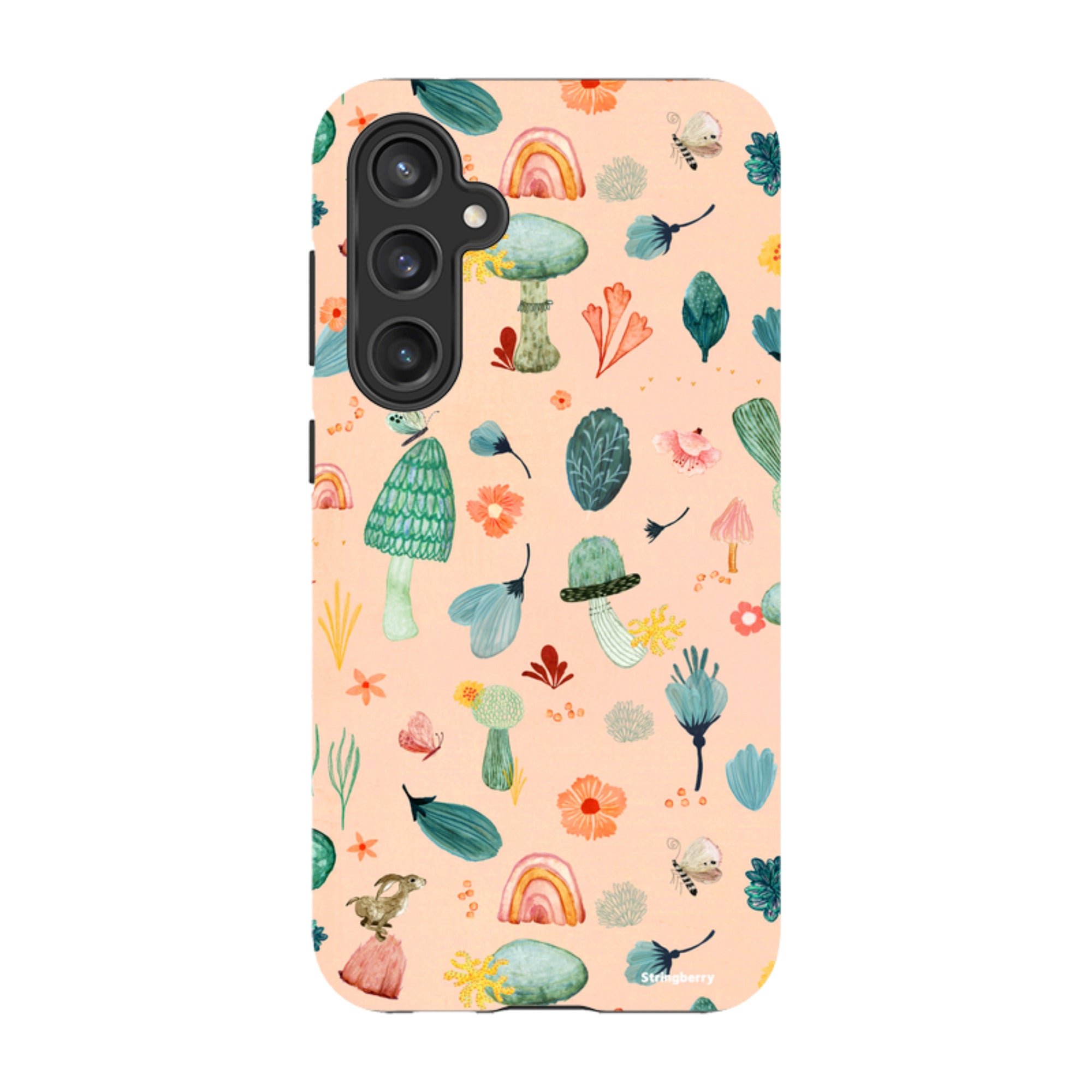 Samsung Tough Case - Mushroom World Pink By Katherine Quinn