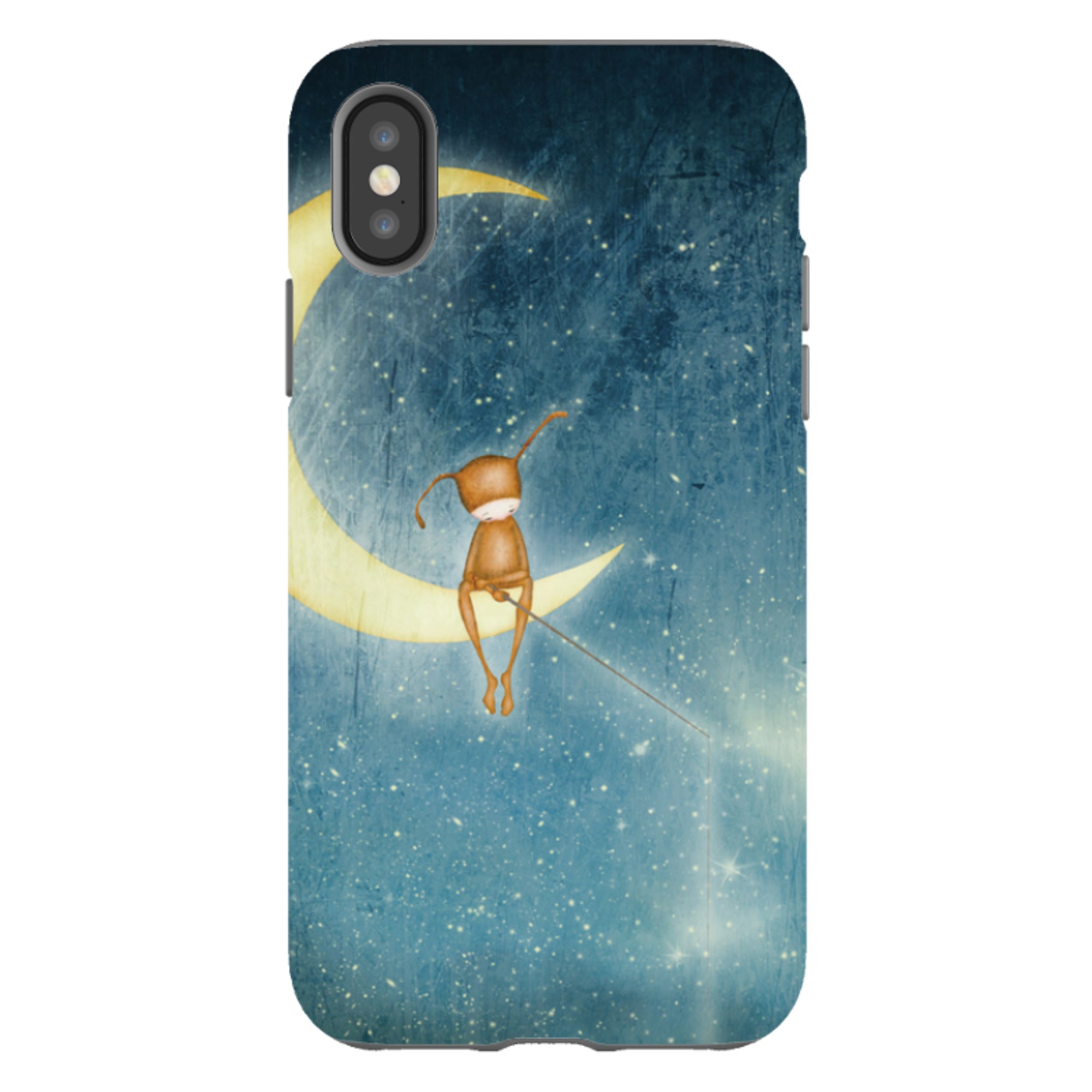 iPhone Tough Case - Fishing For Stars By Maja Lindberg