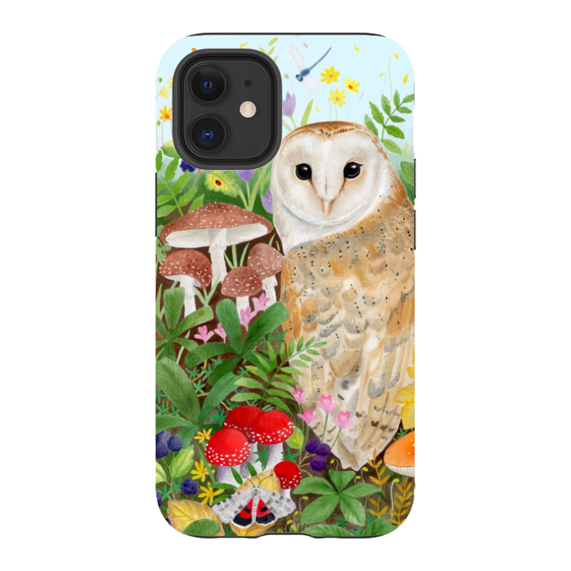 iPhone Tough Case - Owl Garden By Bex Parkin