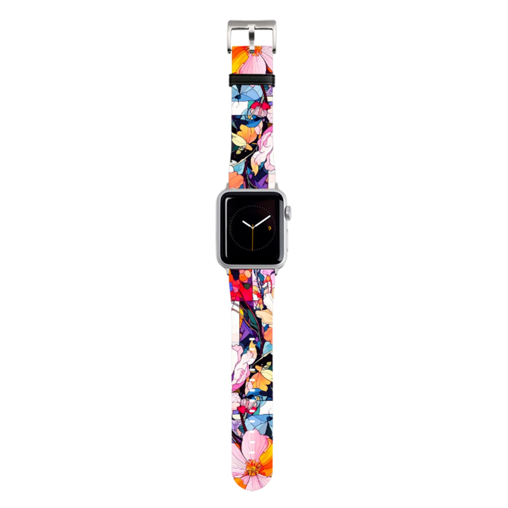 Block Floral Apple Watch Strap