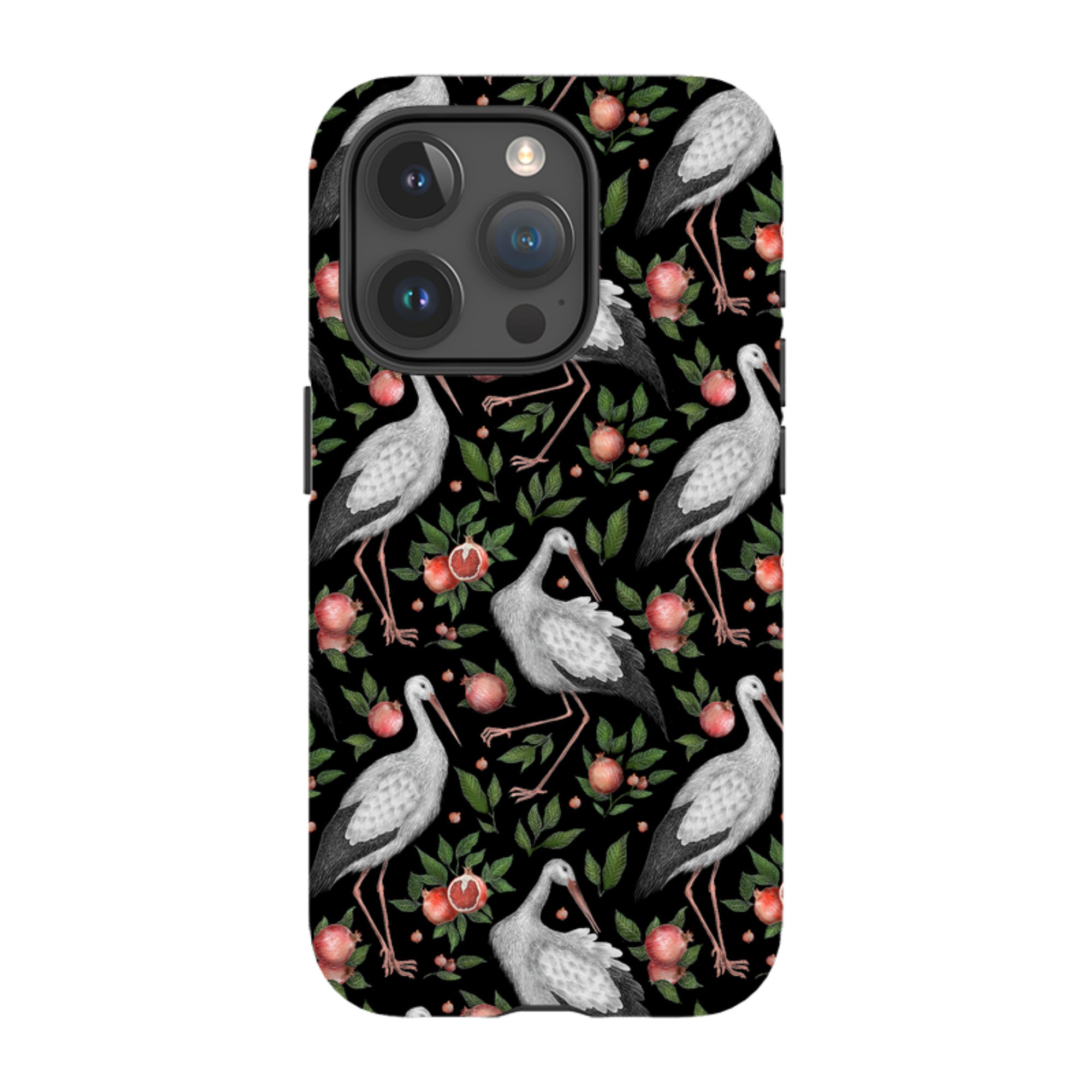 iPhone Tough Case - Stork Pattern By Catherine Rowe