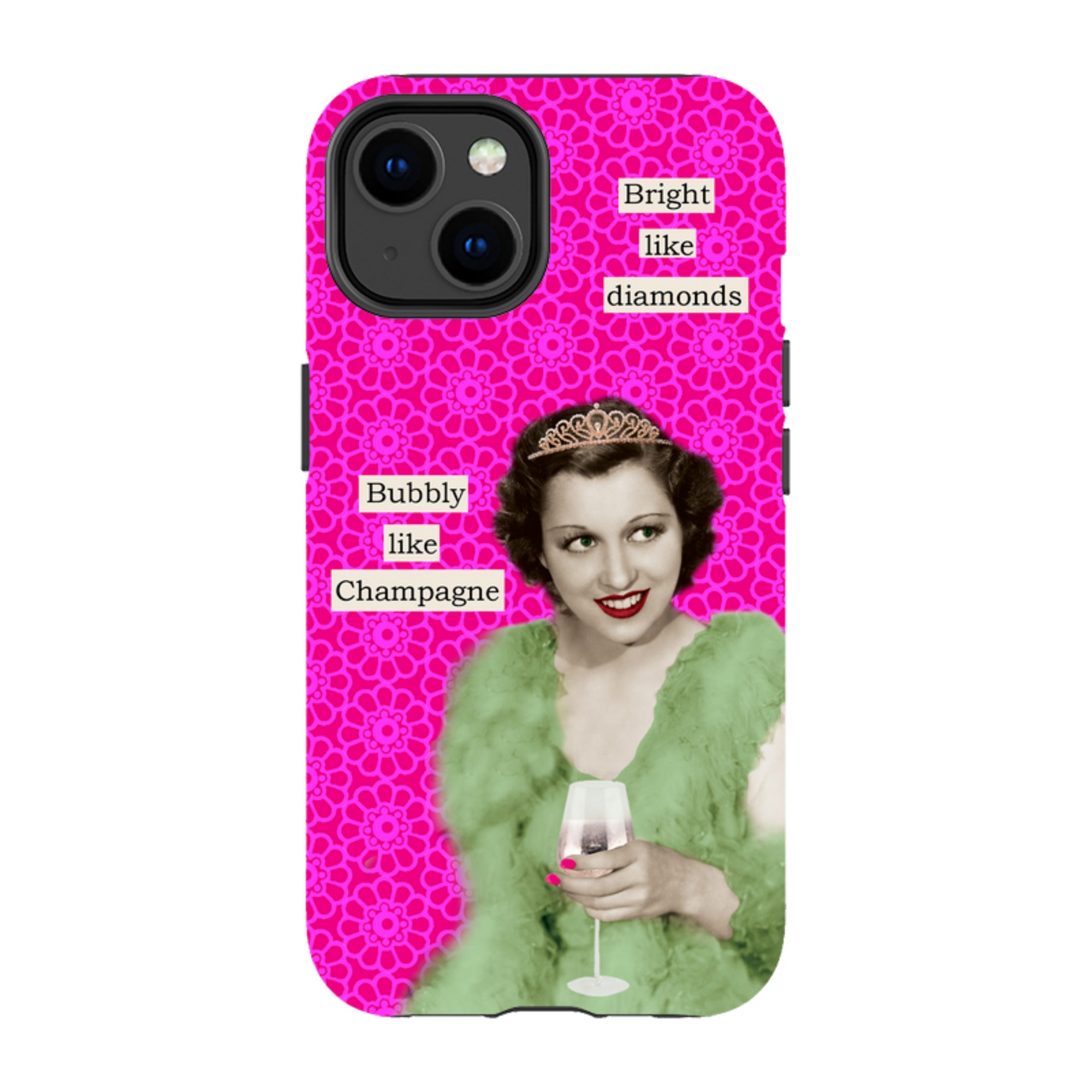 iPhone Tough Case - Bright Like Diamonds By Clare Jordan