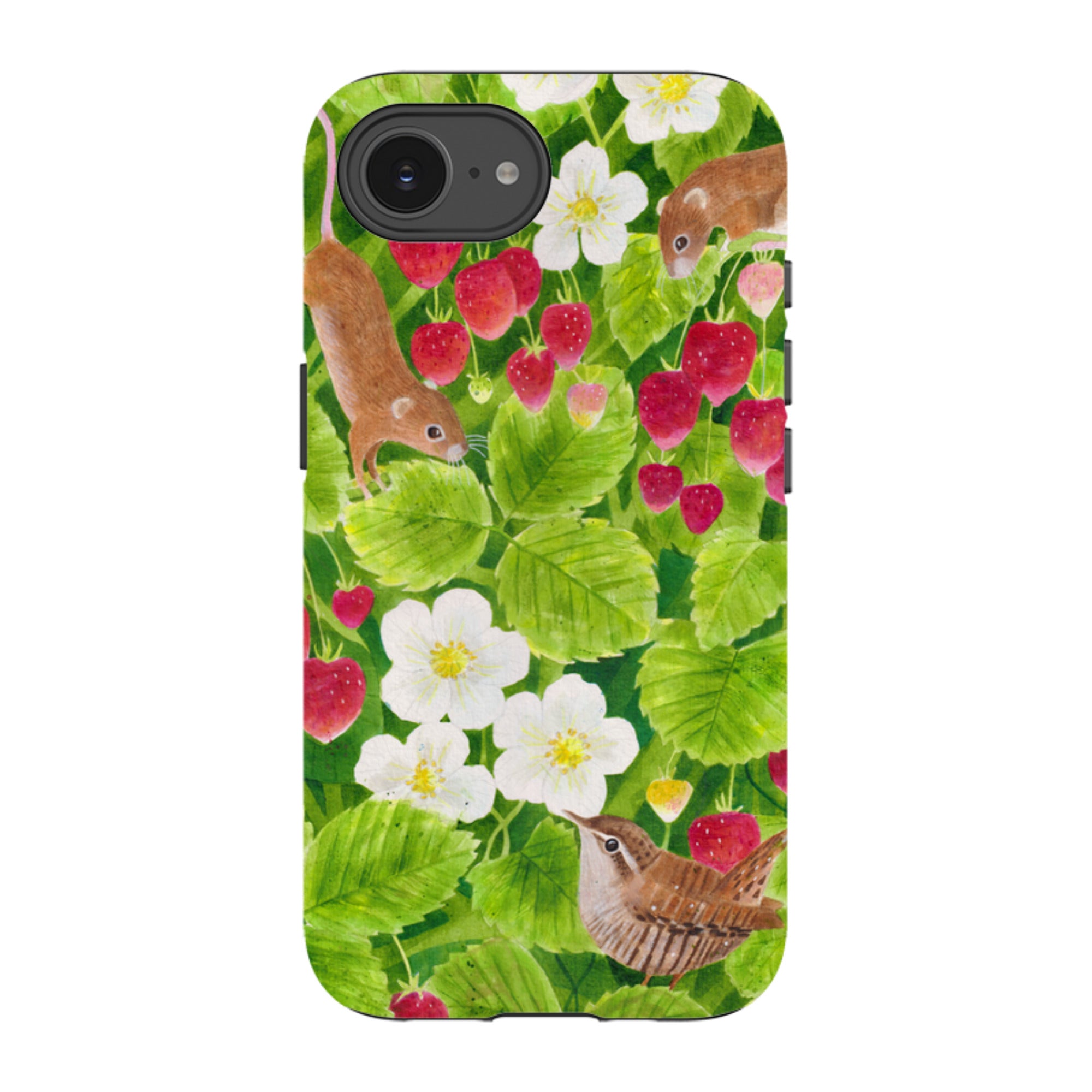 iPhone Tough Case - Strawberry Thieves By Bex Parkin