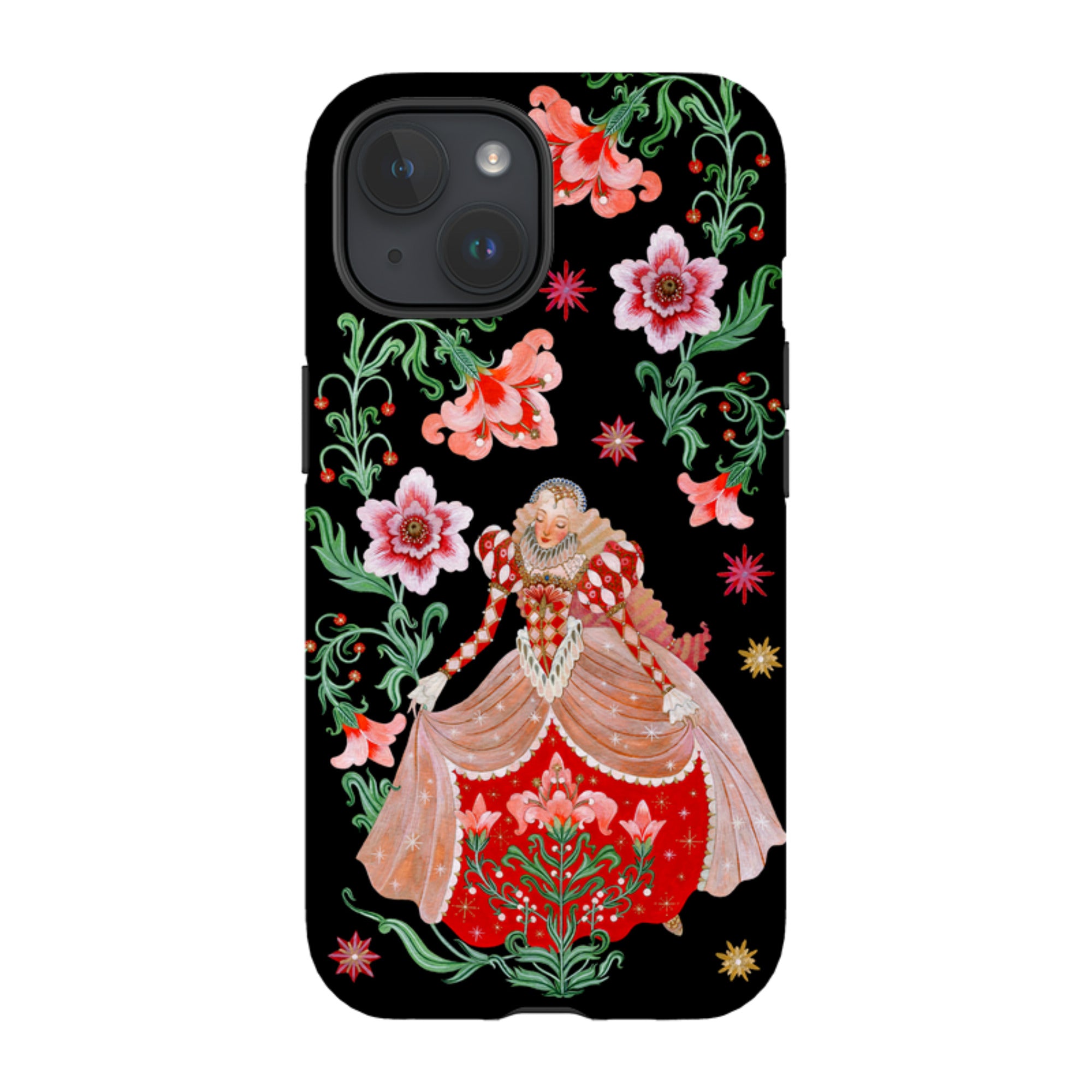 iPhone Tough  Case - Nine Ladies Dancing By Maria Matos