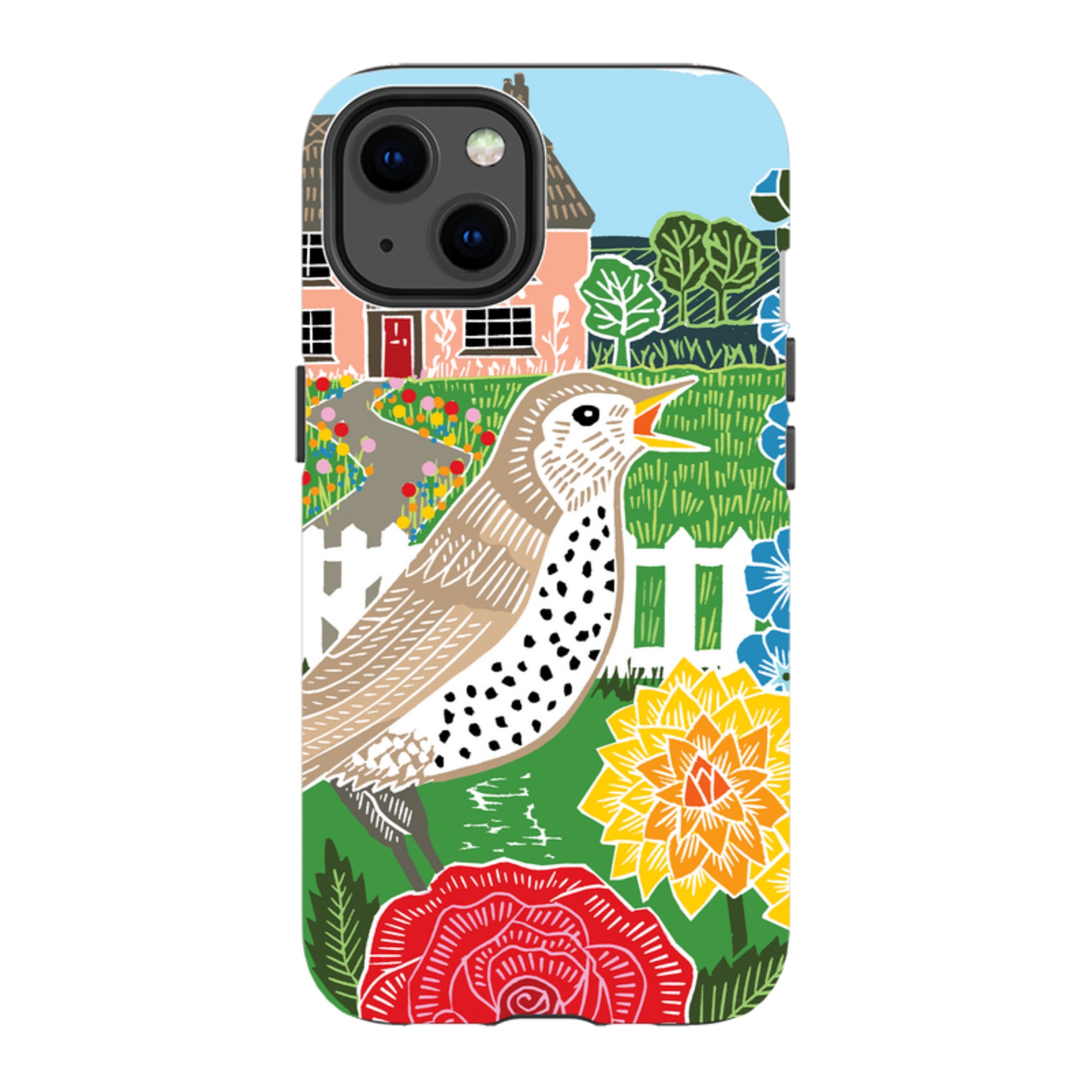 iPhone Tough Case - Cottage Garden By Kate Heiss