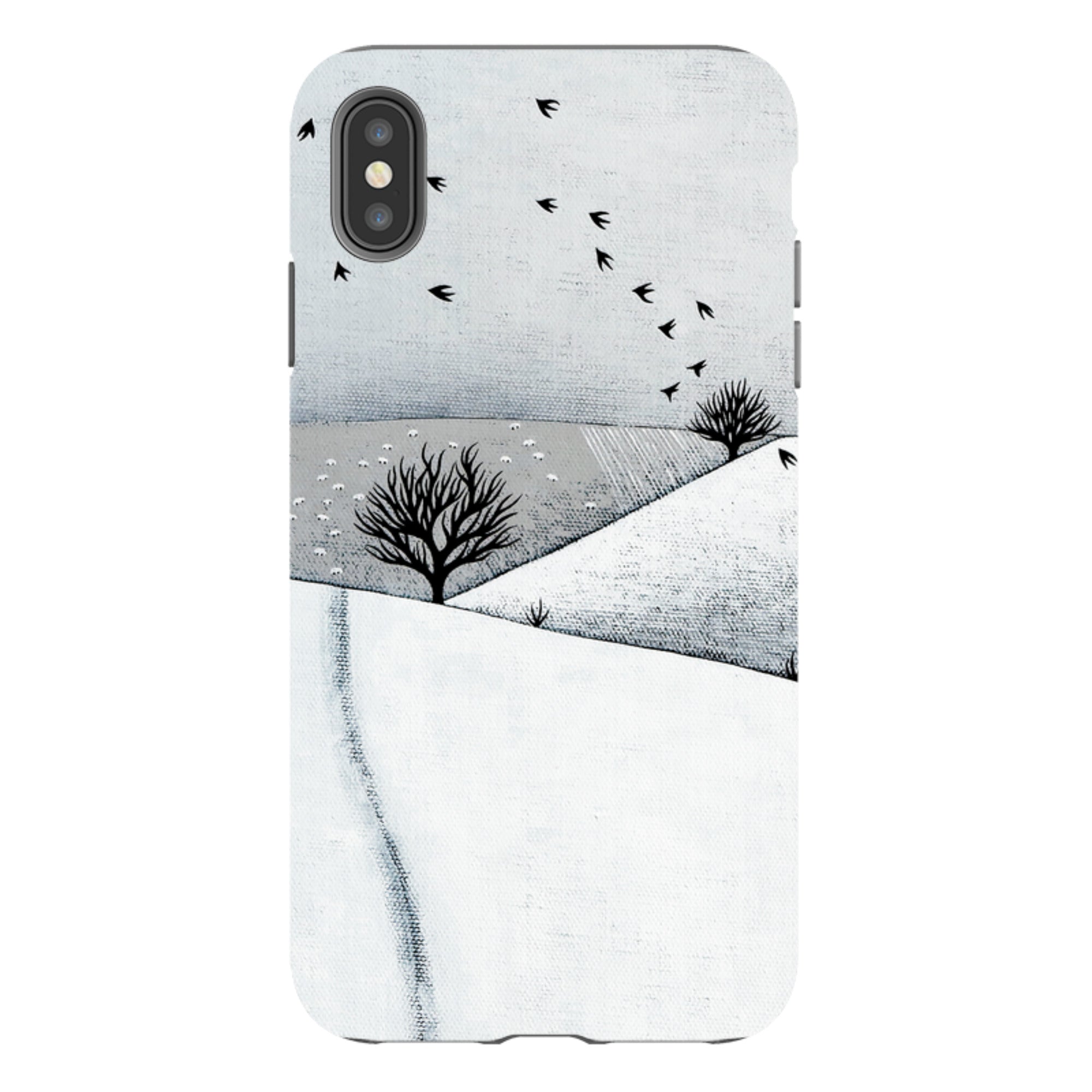 iPhone Tough Case - Snowy Landscape By Natasha Newton