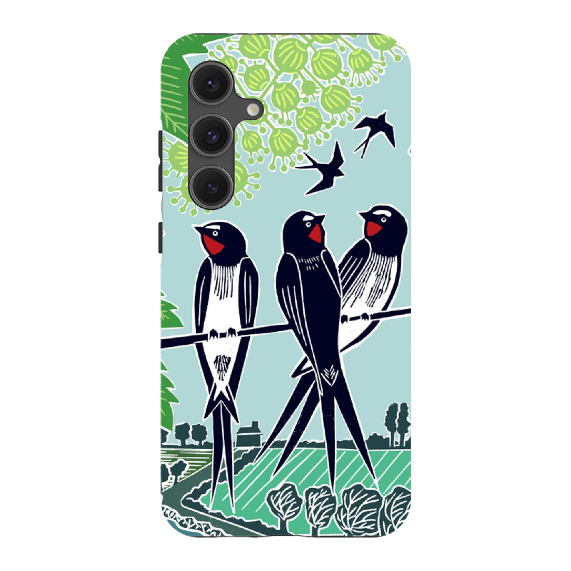 Samsung Tough Case - Swallows By Kate Heiss