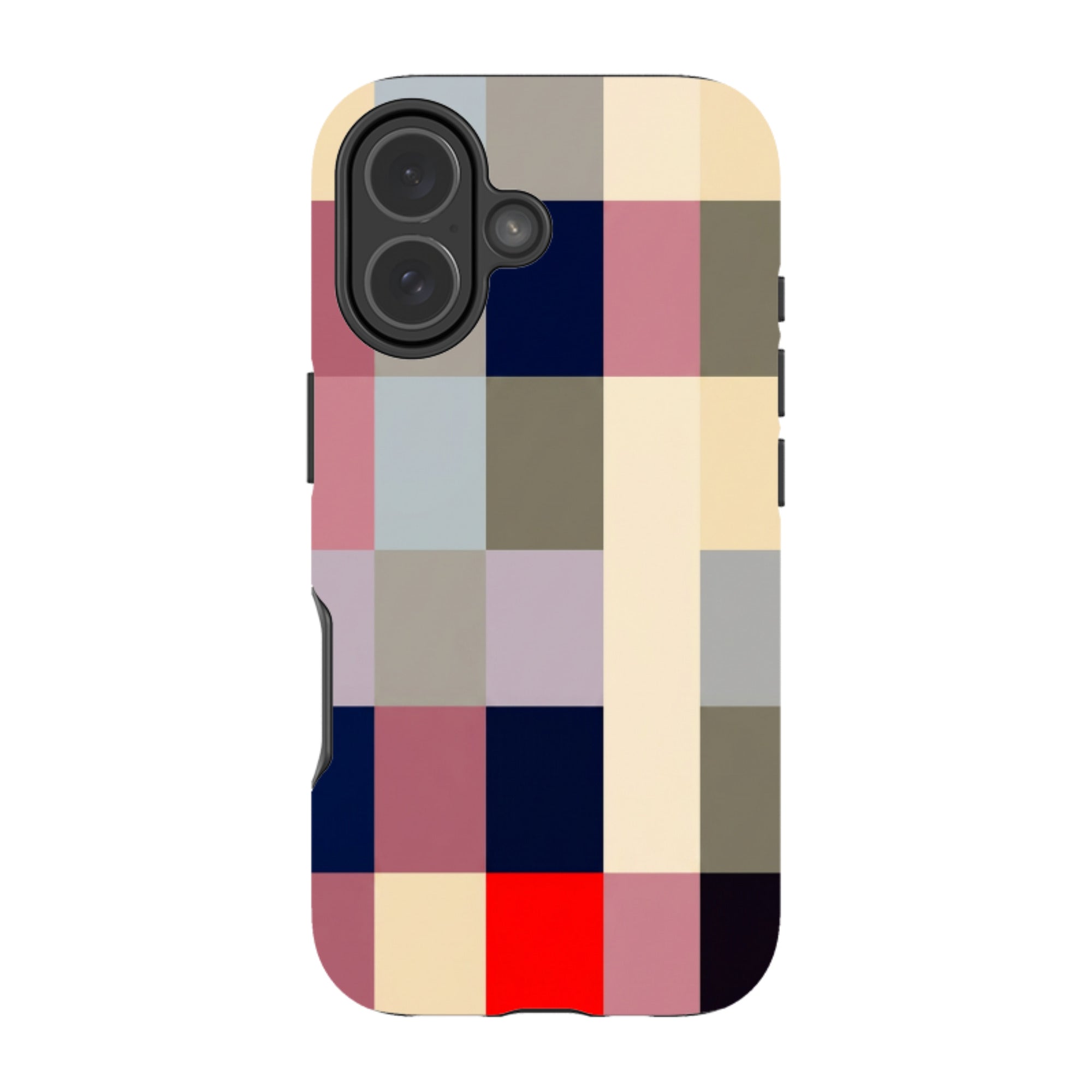iPhone Tough Case - Retro Plaid