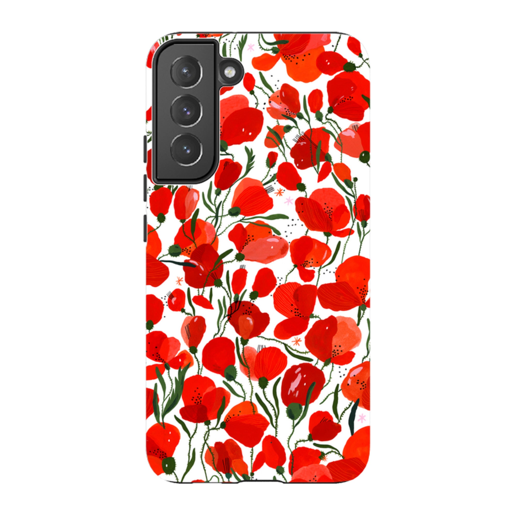 Samsung Tough Case - Poppies Pattern By Madalina Andronic