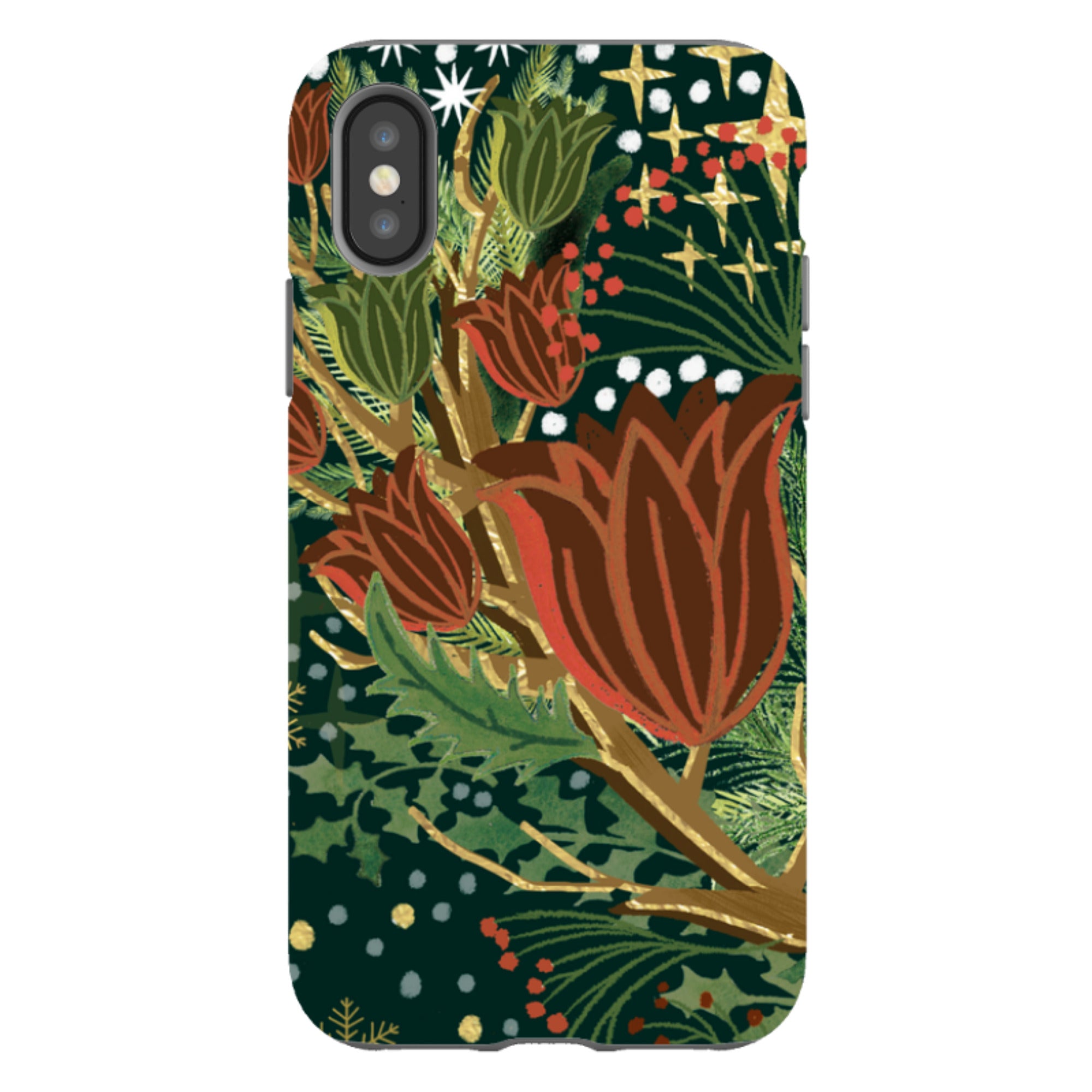 iPhone Tough Case - Winter Deer II By Emma Frances Grant