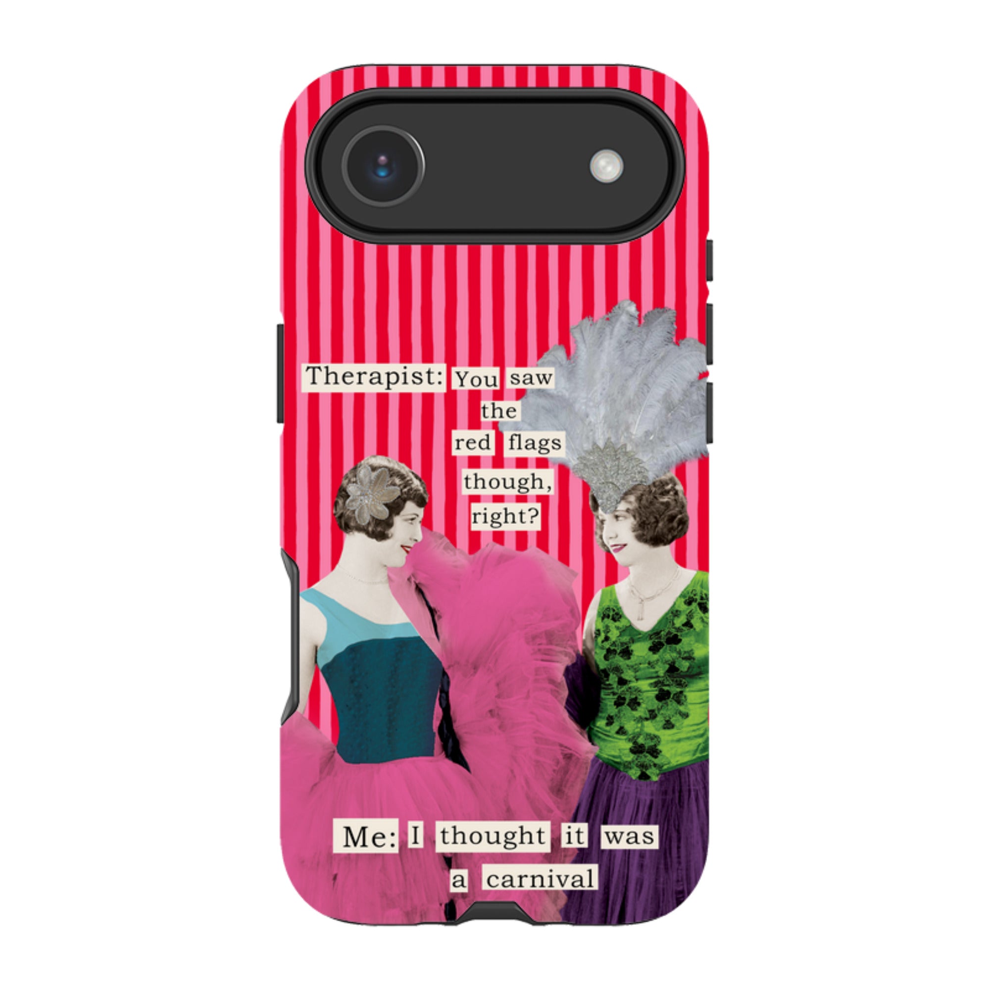 iPhone MagSafe Tough Case - Therapist Red Flag By Clare Jordan