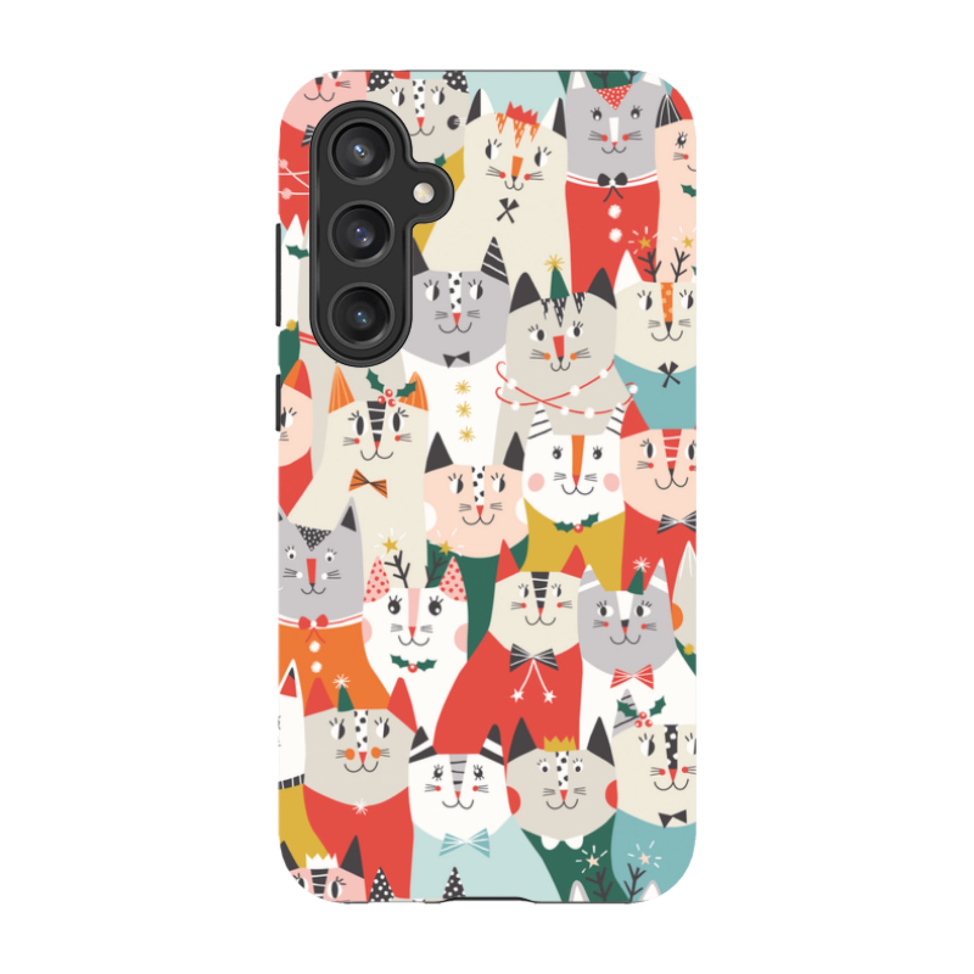 Samsung Tough Case - Christmas cats By Ali Brookes
