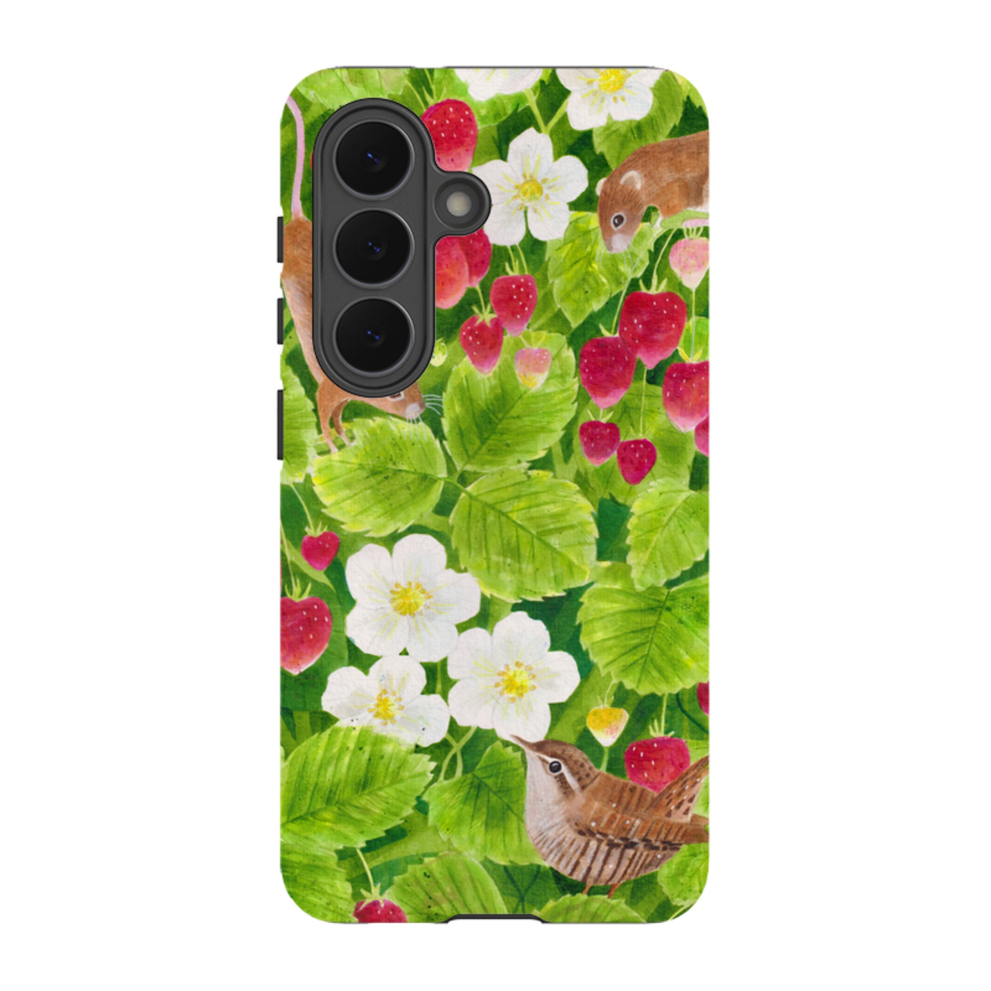 Samsung Tough Case - Strawberry Thieves By Bex Parkin
