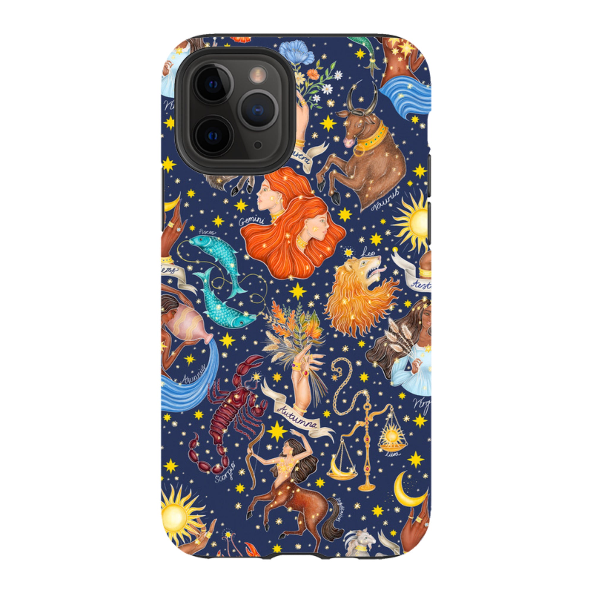 iPhone Tough Case - Zodiac Composite By Catherine Rowe